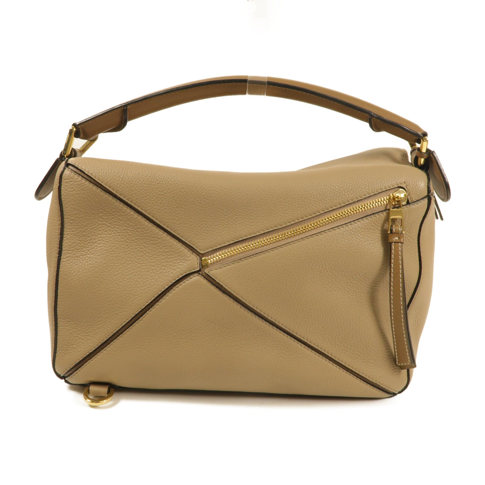 LOEWE 牛皮皮革Puzzle Large手挽肩背兩用袋