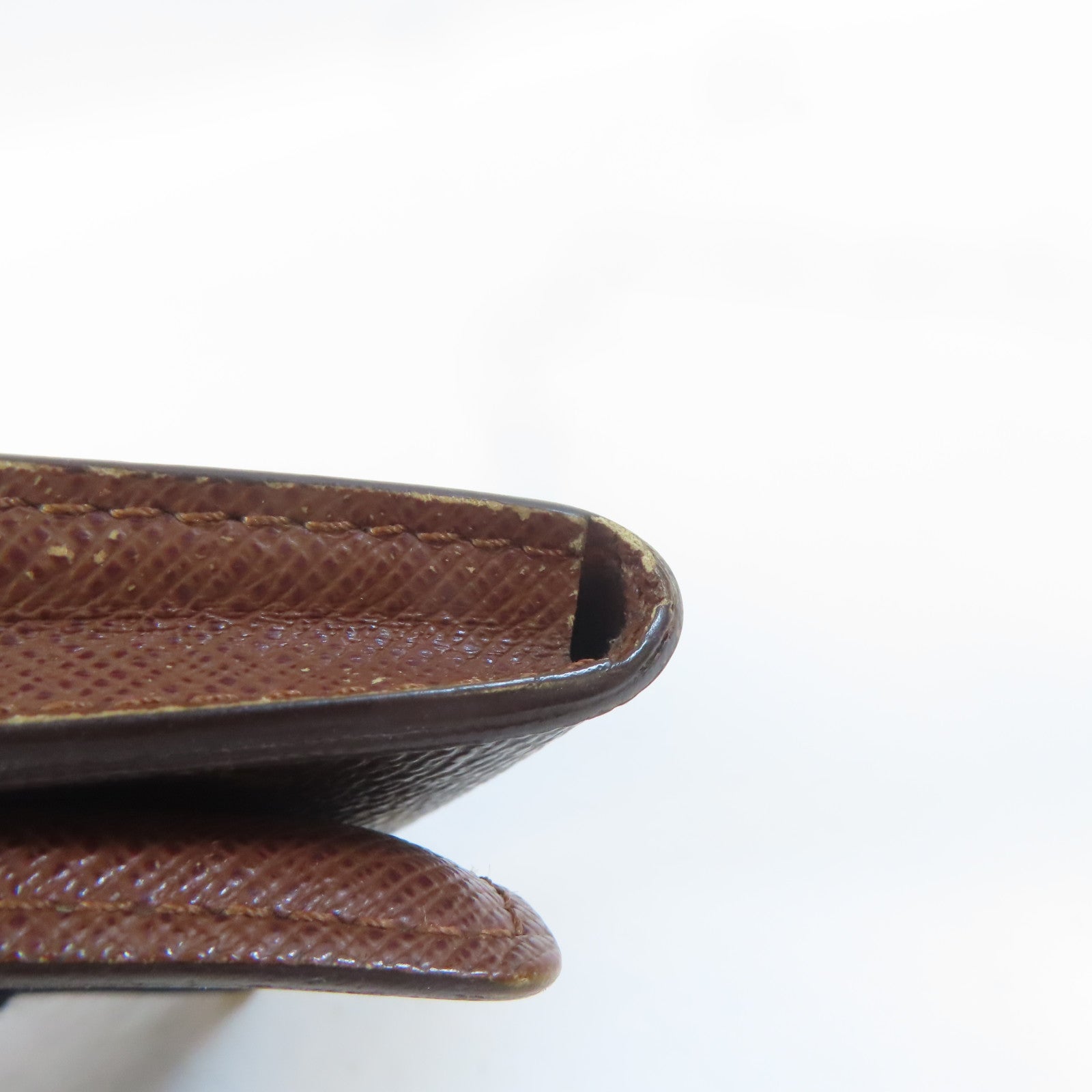 LOUIS VUITTON Monogram Amberop Cartes De Visit Card Case卡片套啡色
