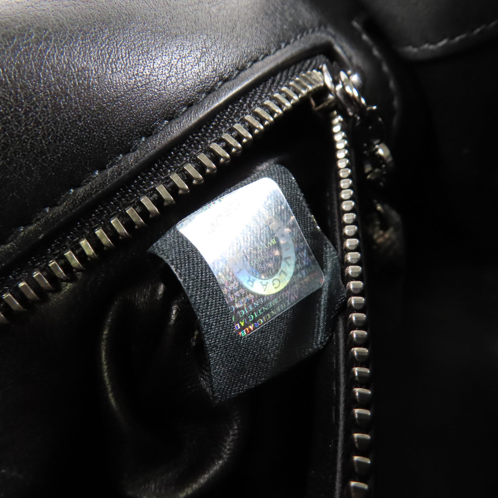 BVLGARI 【激減優惠】羊皮皮革Chain Shoulder銀扣鏈帶手挽肩背兩用袋