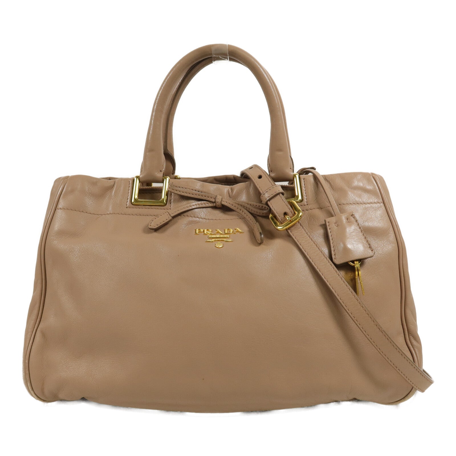 PRADA 牛皮皮革2 Way Shoulder手挽肩背兩用袋