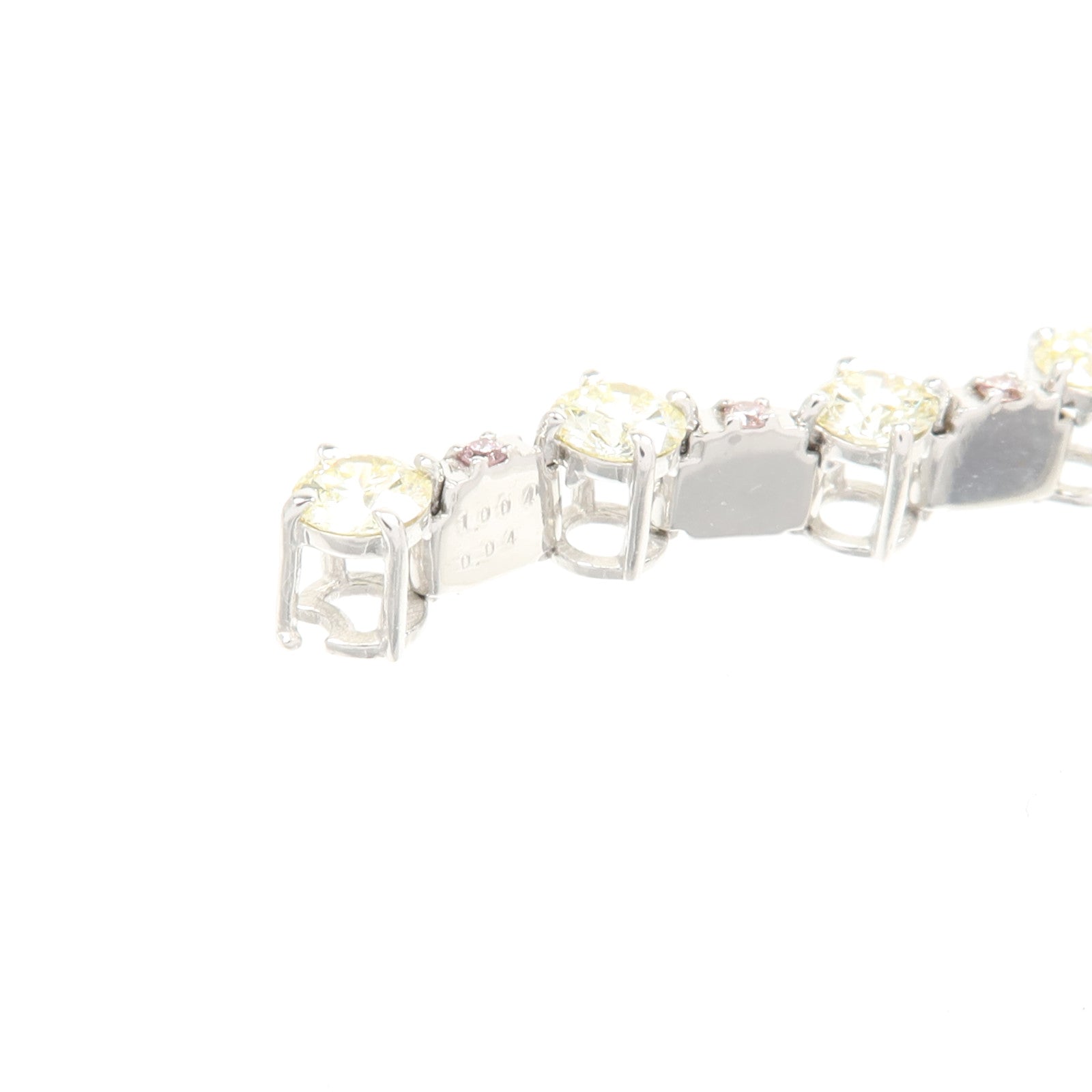 JEWELRY 【激減優惠】18K白金Pink Diamond Necklace鑽石項鍊