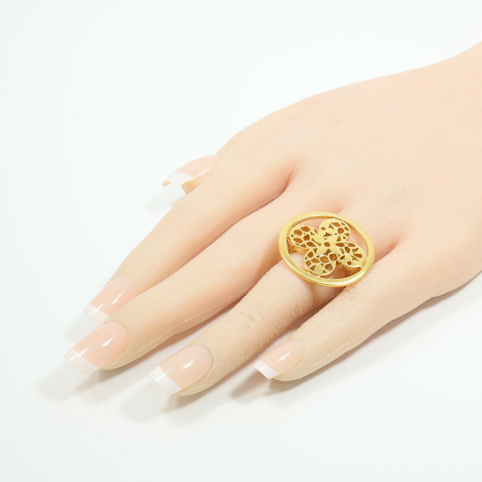 LOUIS VUITTON 18K黃金Resille Ring戒指