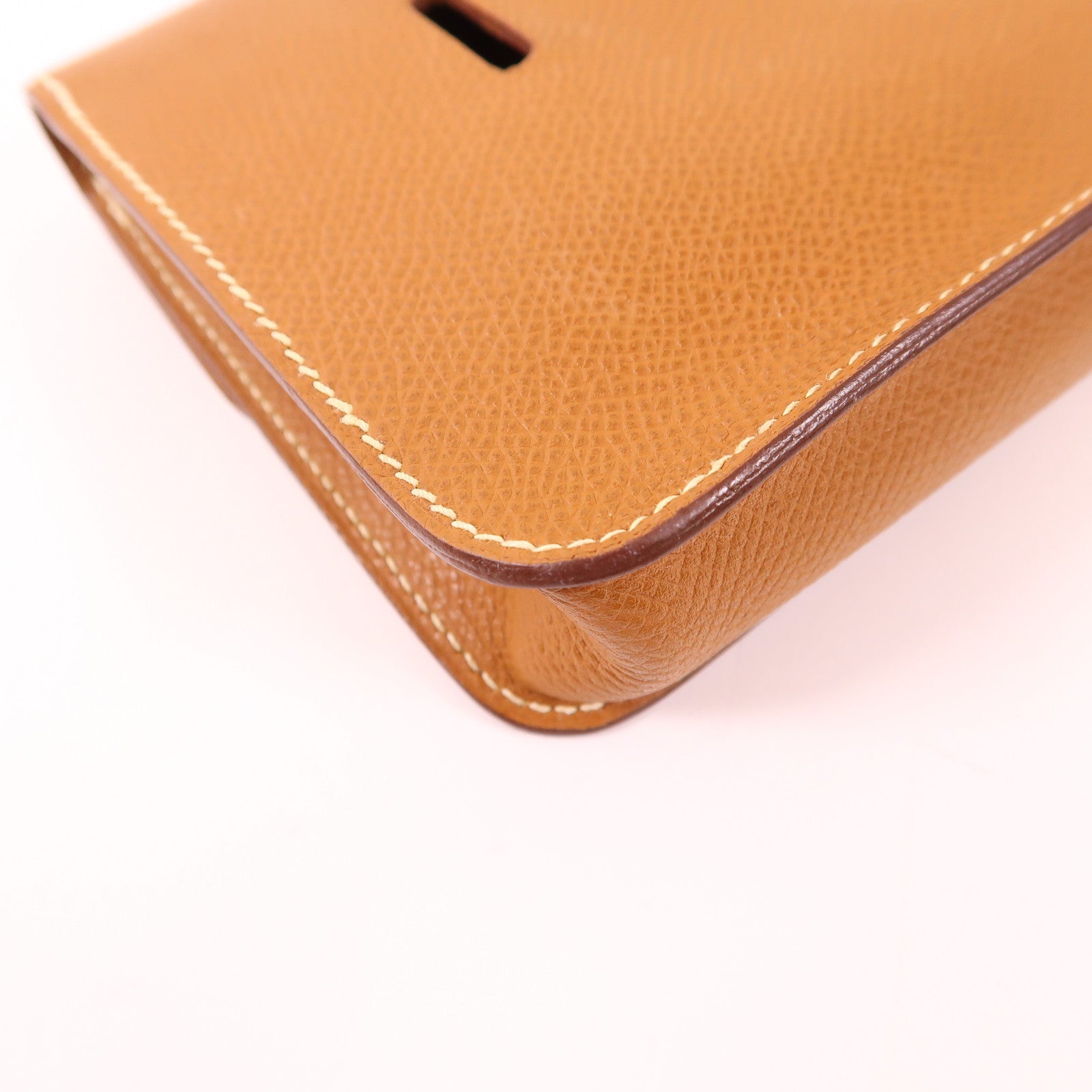 HERMES 【激減優惠】Epsom皮革Belt/Waist/Body Bag金扣腰包Gold