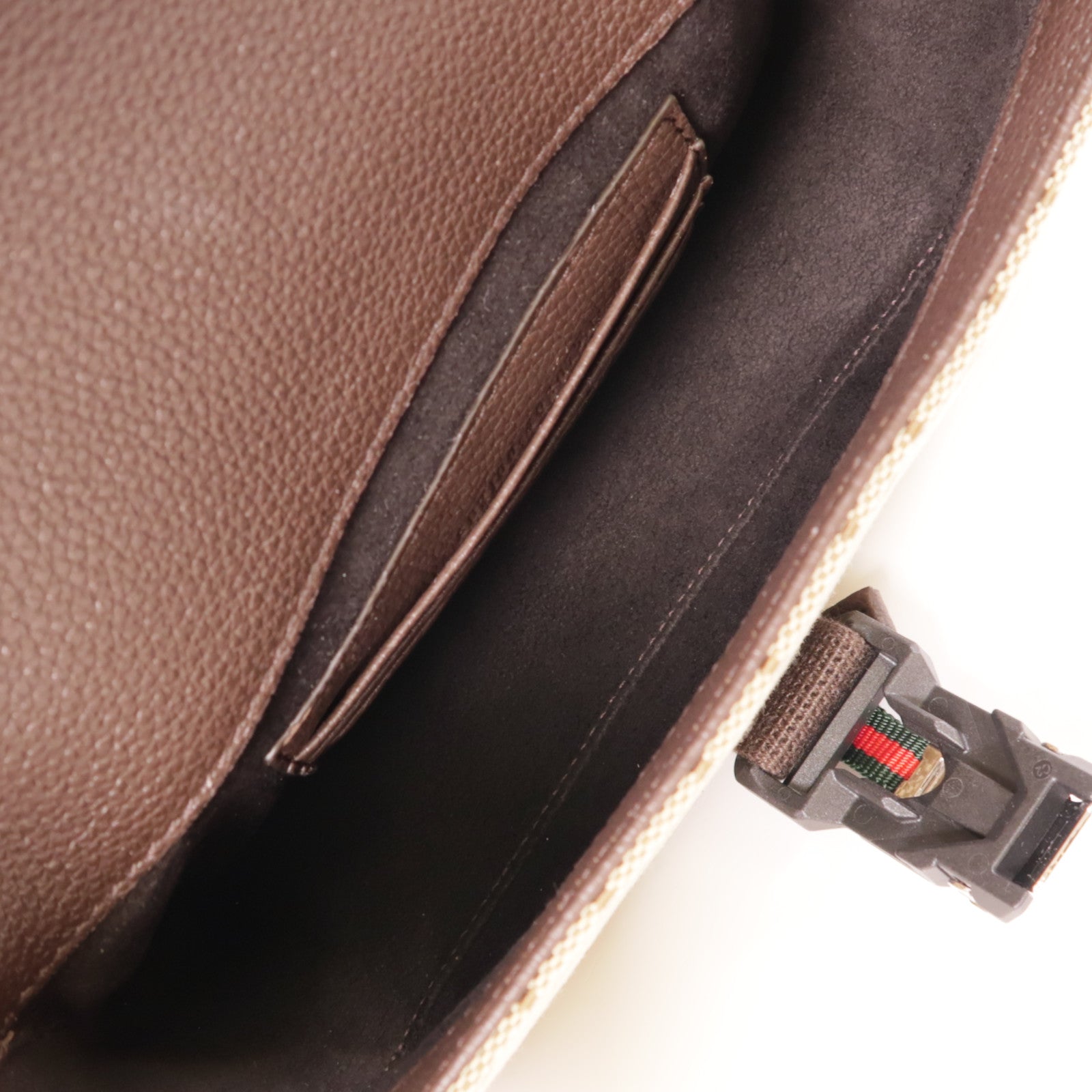 GUCCI 【激減優惠】帆布Mini GG Crossbody Bag銀扣肩背袋