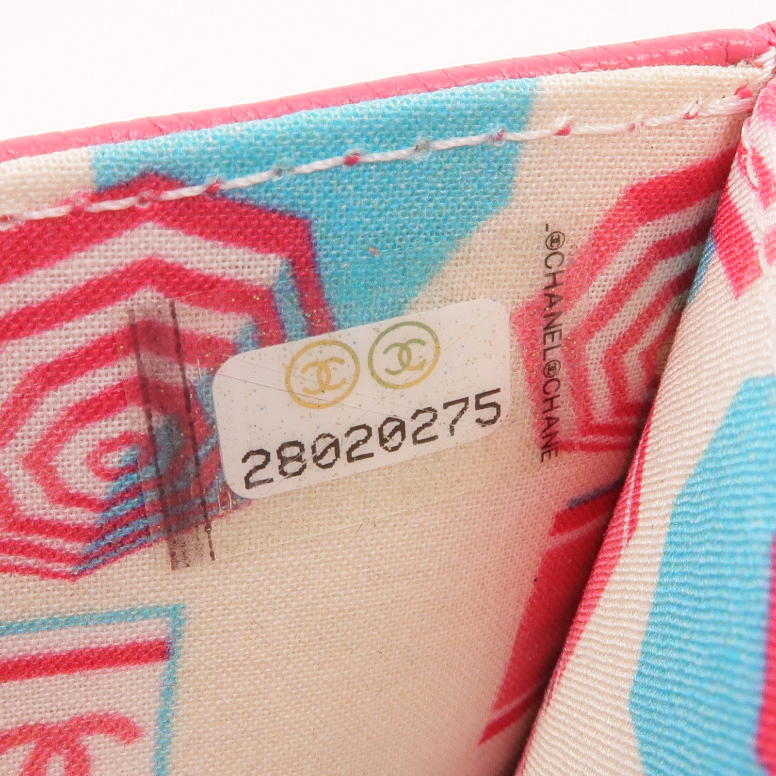 CHANEL 牛皮皮革Wallet銀扣錢包