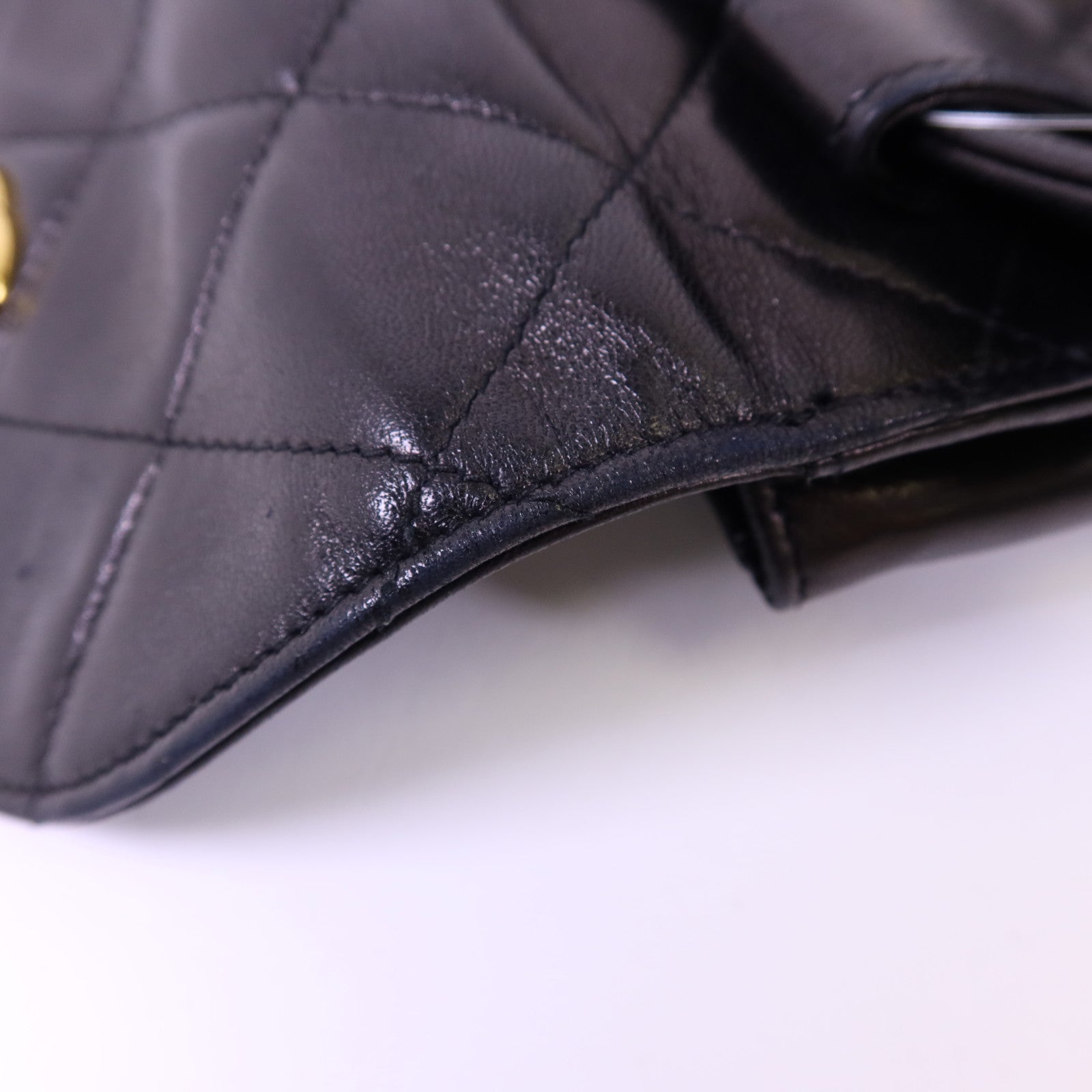 CHANEL 羊皮皮革Waist Bag金扣腰包