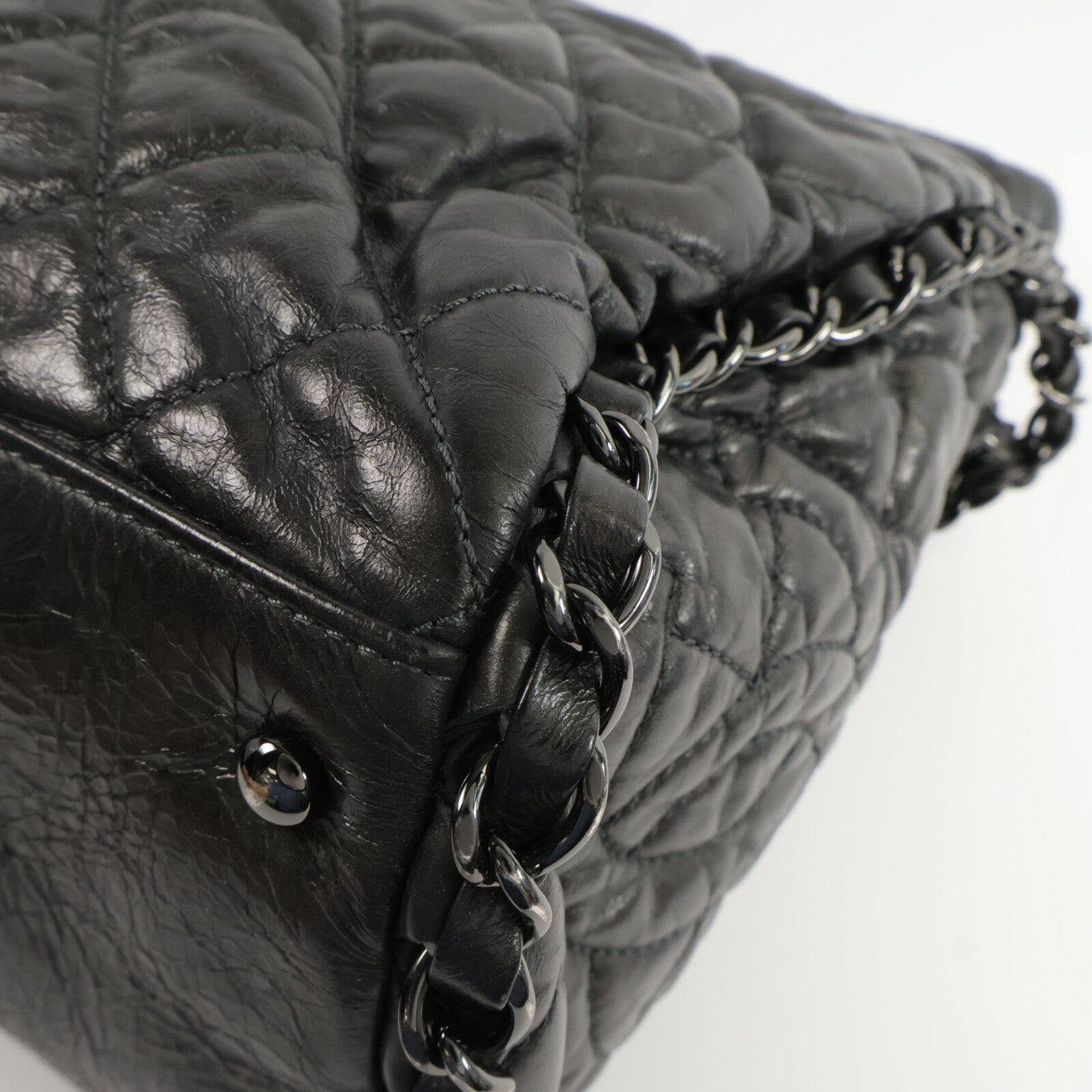 CHANEL 牛皮皮革Shoulder Bag鏈帶肩背袋