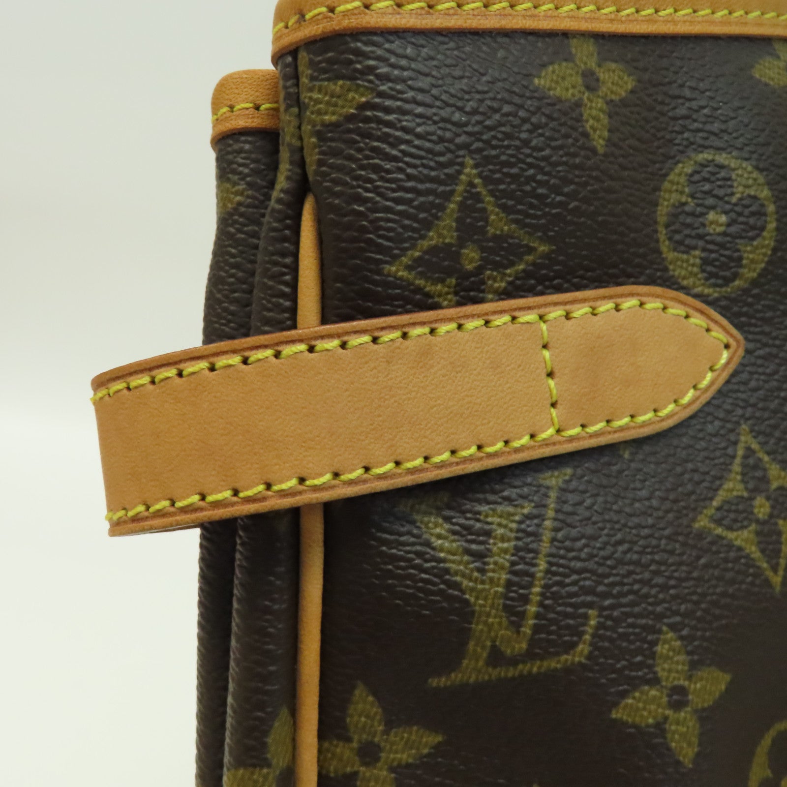 LOUIS VUITTON Monogram Batignolles Horizontal金扣肩背袋棕色