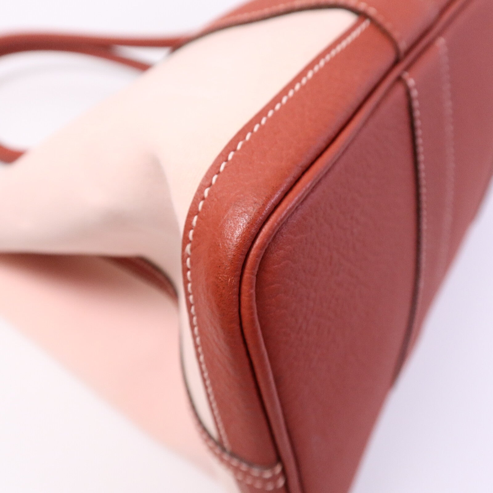 HERMES Canvas Garden Party PM手挽袋Rose Sakura/Rouge Du