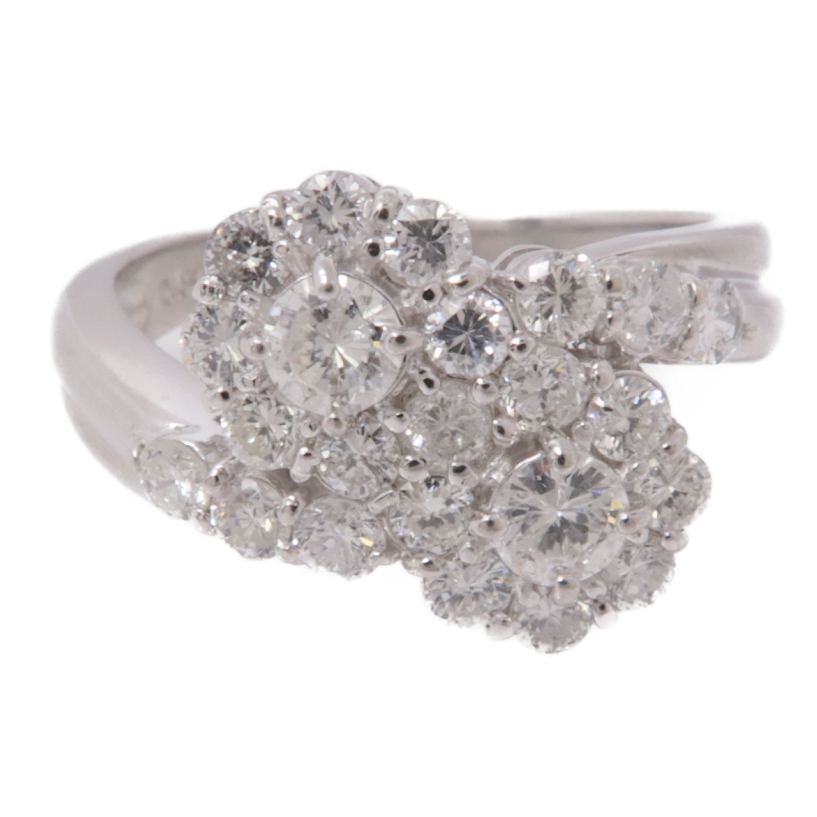 JEWELRY 【激減優惠】JEWELRY PT900鉑金/鑽石Diamond Ring戒指US#5.75