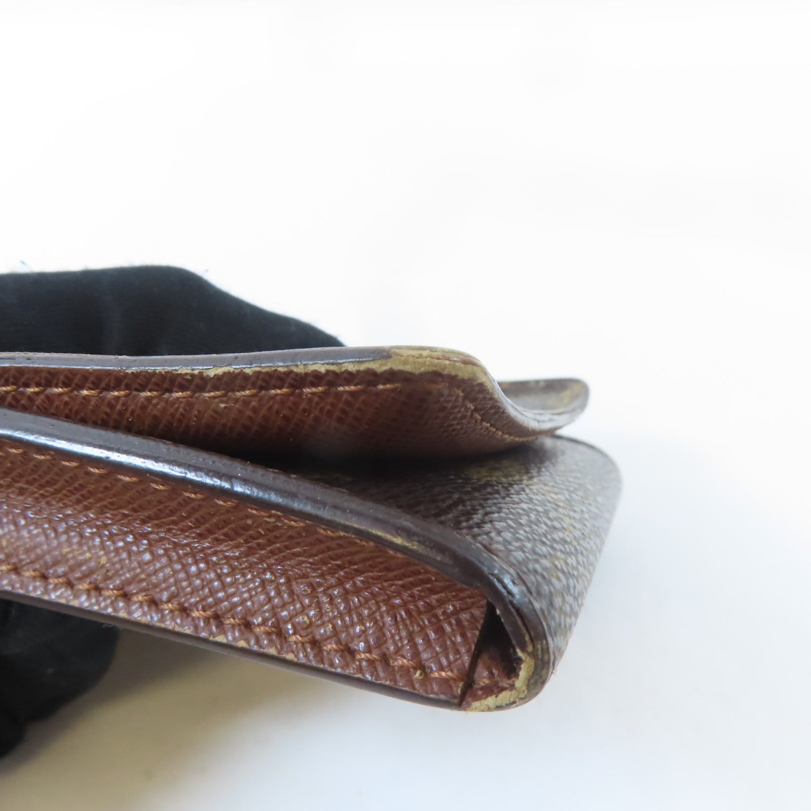 LOUIS VUITTON Monogram Amberop Cartes De Visit Card Case卡片套啡色