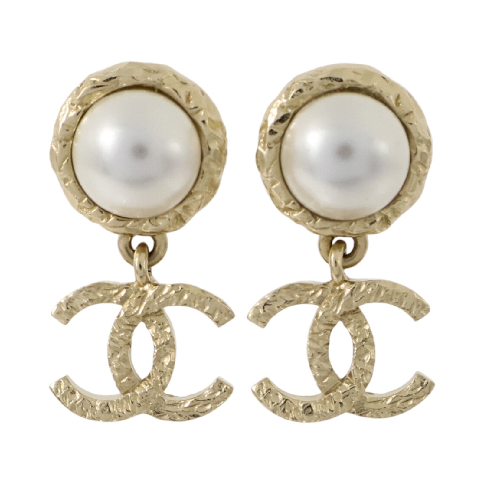 CHANEL 金屬/PVC Earrings耳環