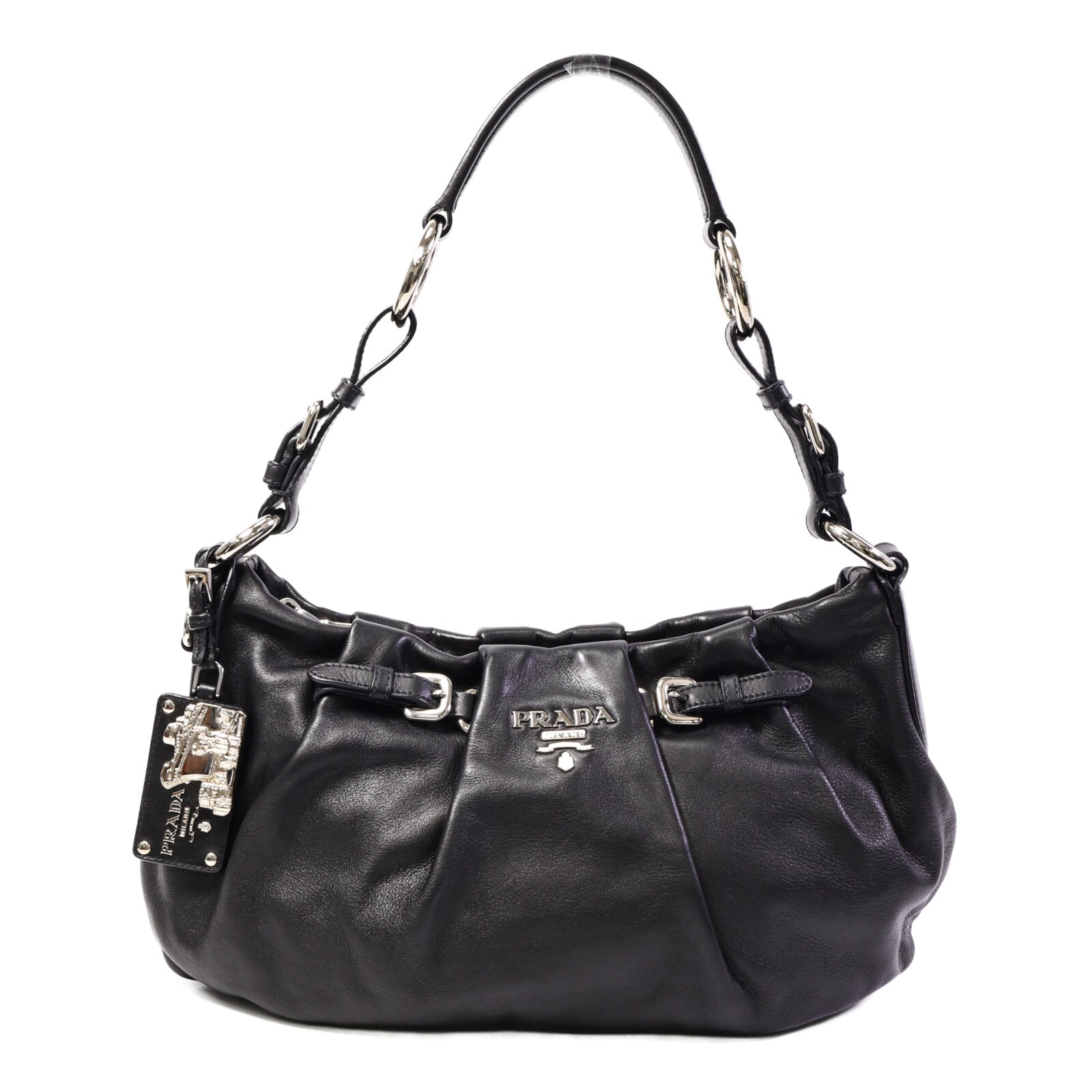 PRADA 牛皮皮革Shoulder Bag肩背袋