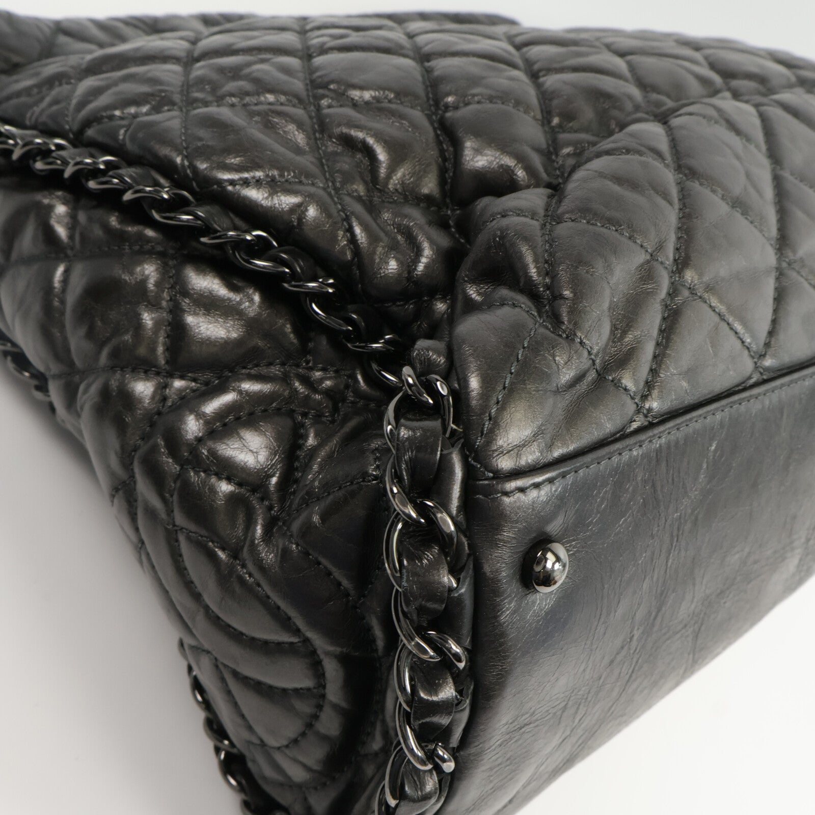 CHANEL 牛皮皮革Shoulder Bag鏈帶肩背袋