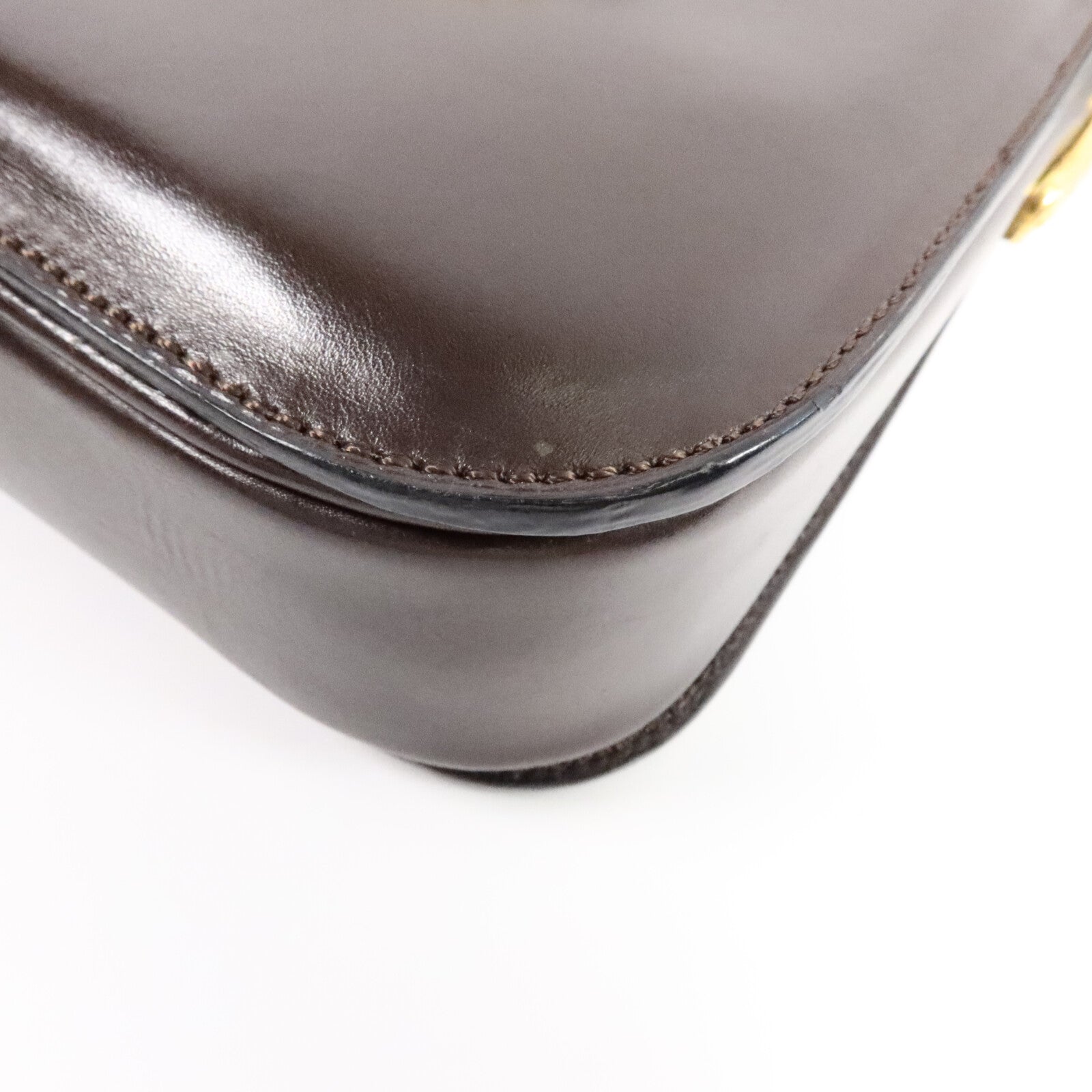 CELINE 牛皮皮革Vintage Shoulder Bag肩背袋