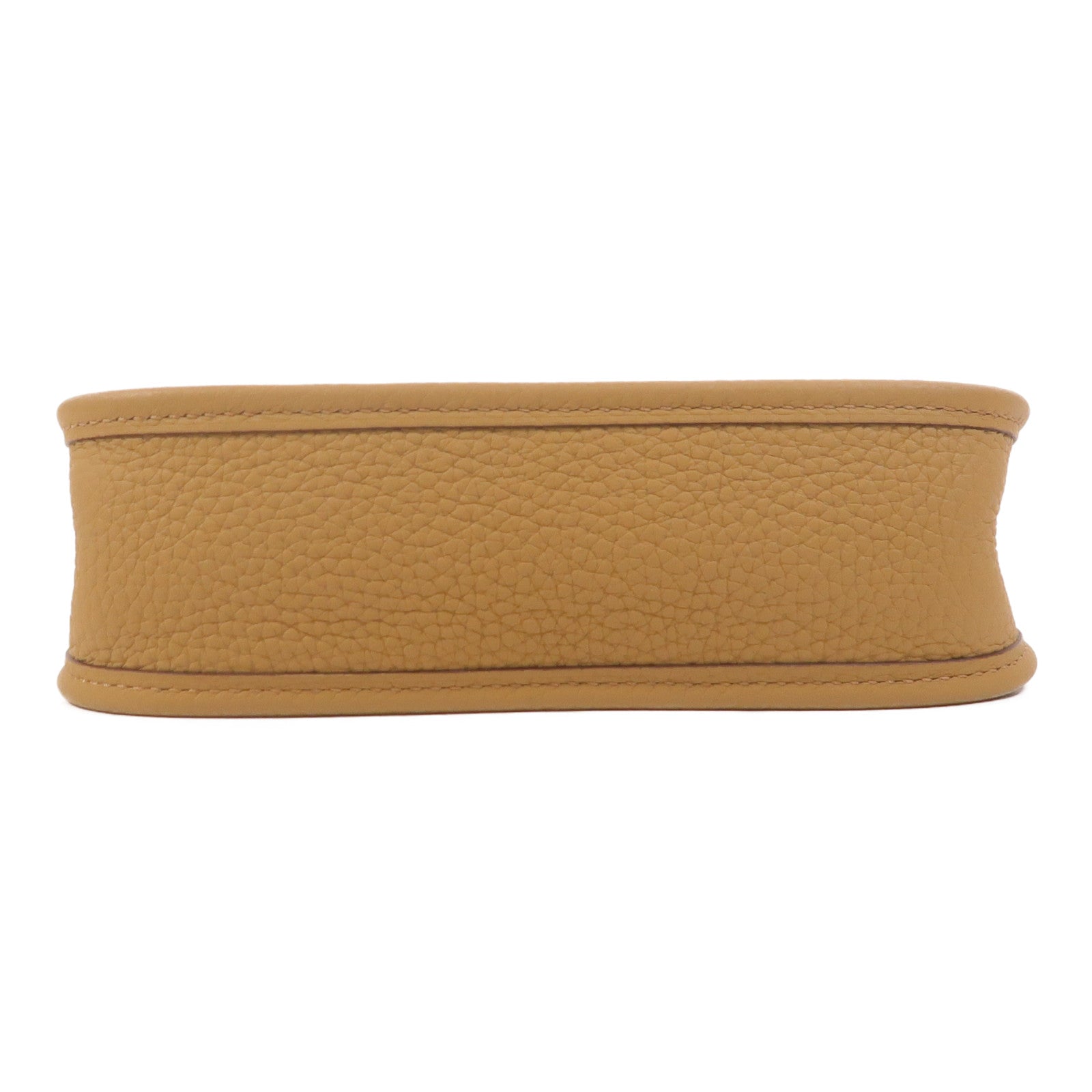 HERMES Clemence皮革Evelyne TPM肩背袋Biscuit
