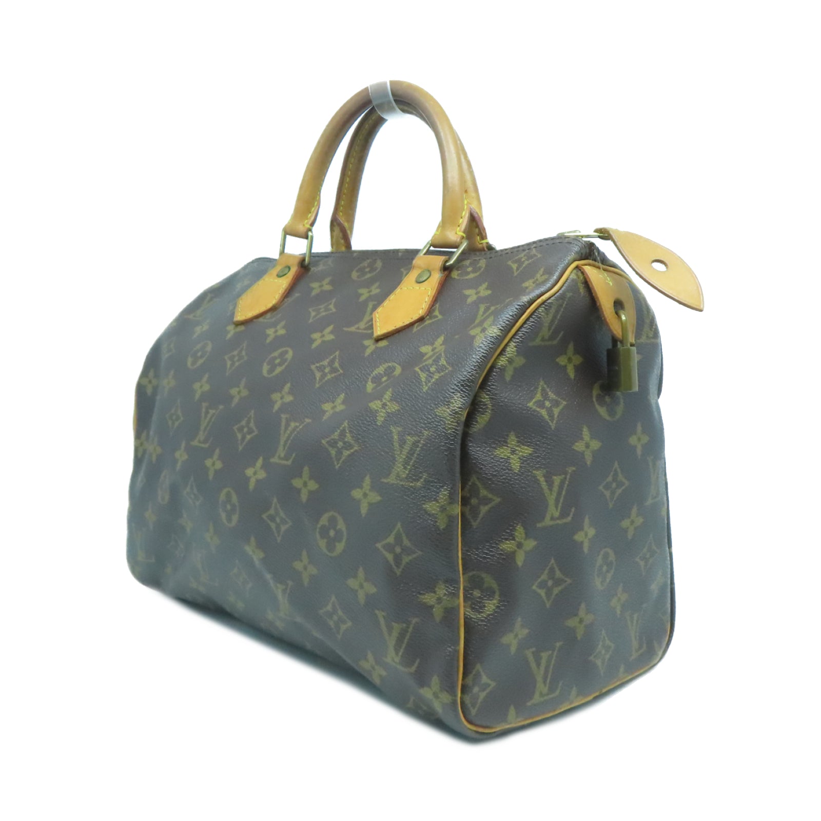 LOUIS VUITTON 【激減優惠】Monogram Speedy 30金扣手挽袋啡色