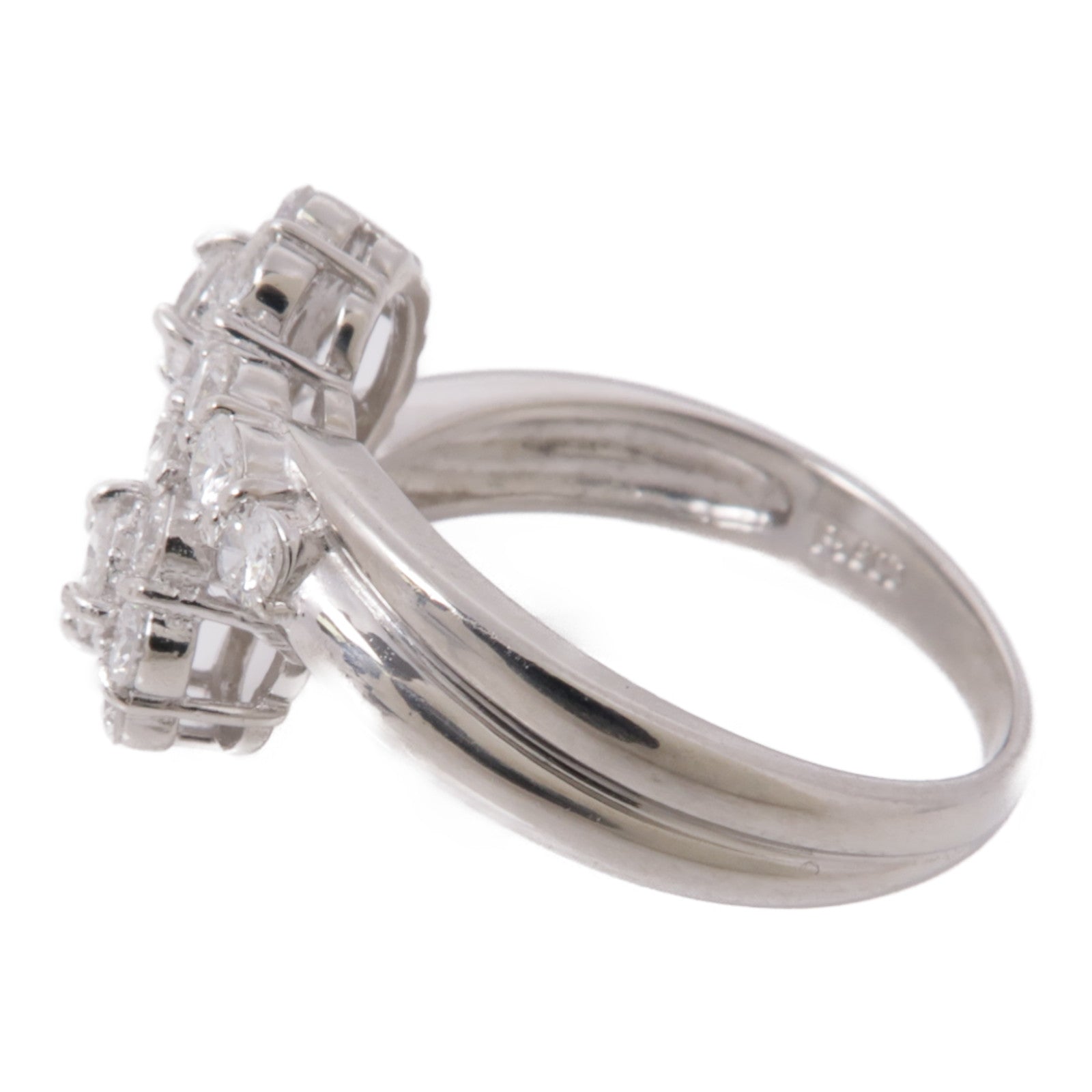 JEWELRY 【激減優惠】JEWELRY PT900鉑金/鑽石Diamond Ring戒指US#5.75