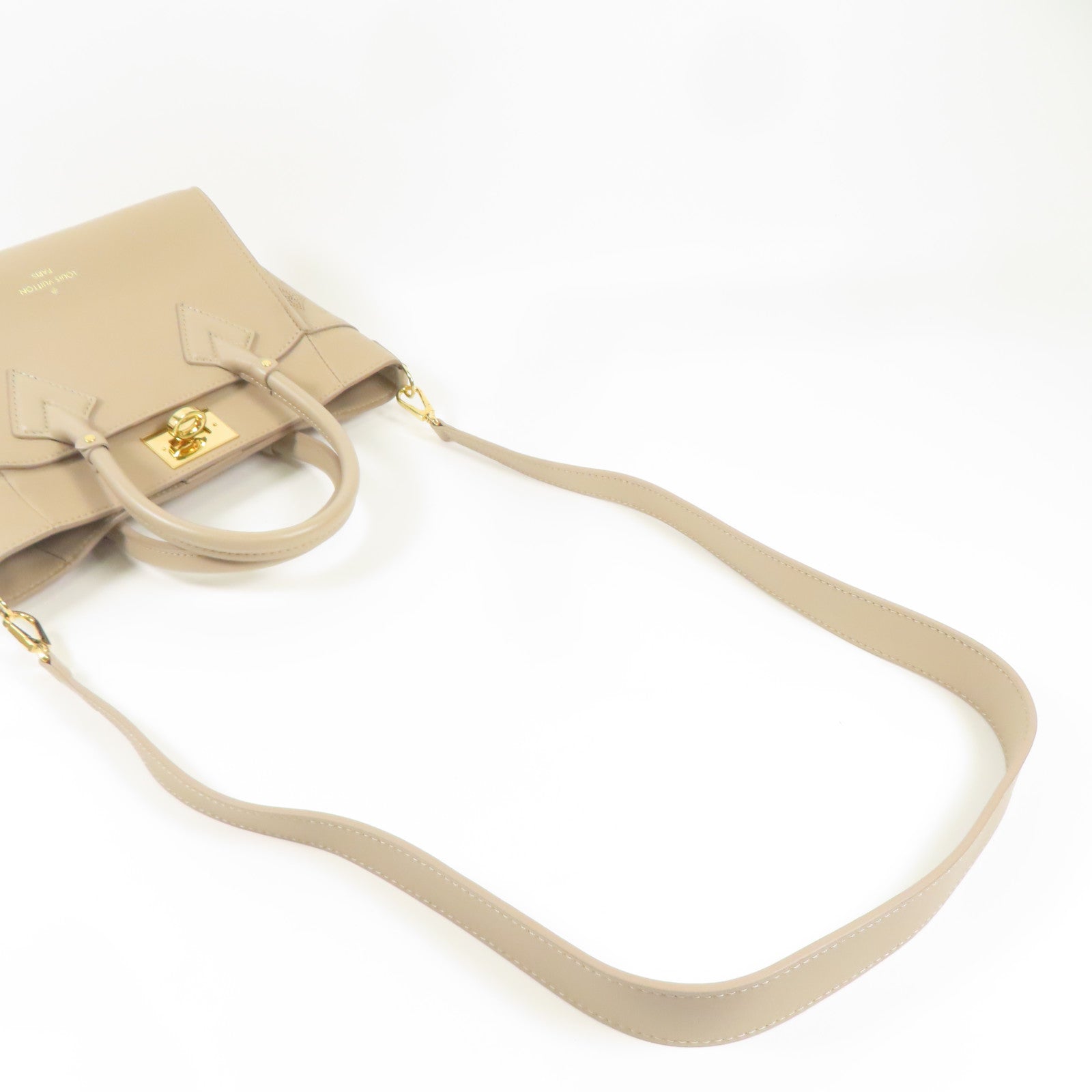 LOUIS VUITTON LV GHW On My Side PM 2way Shoulder Bag M20600 Monogram Mahina