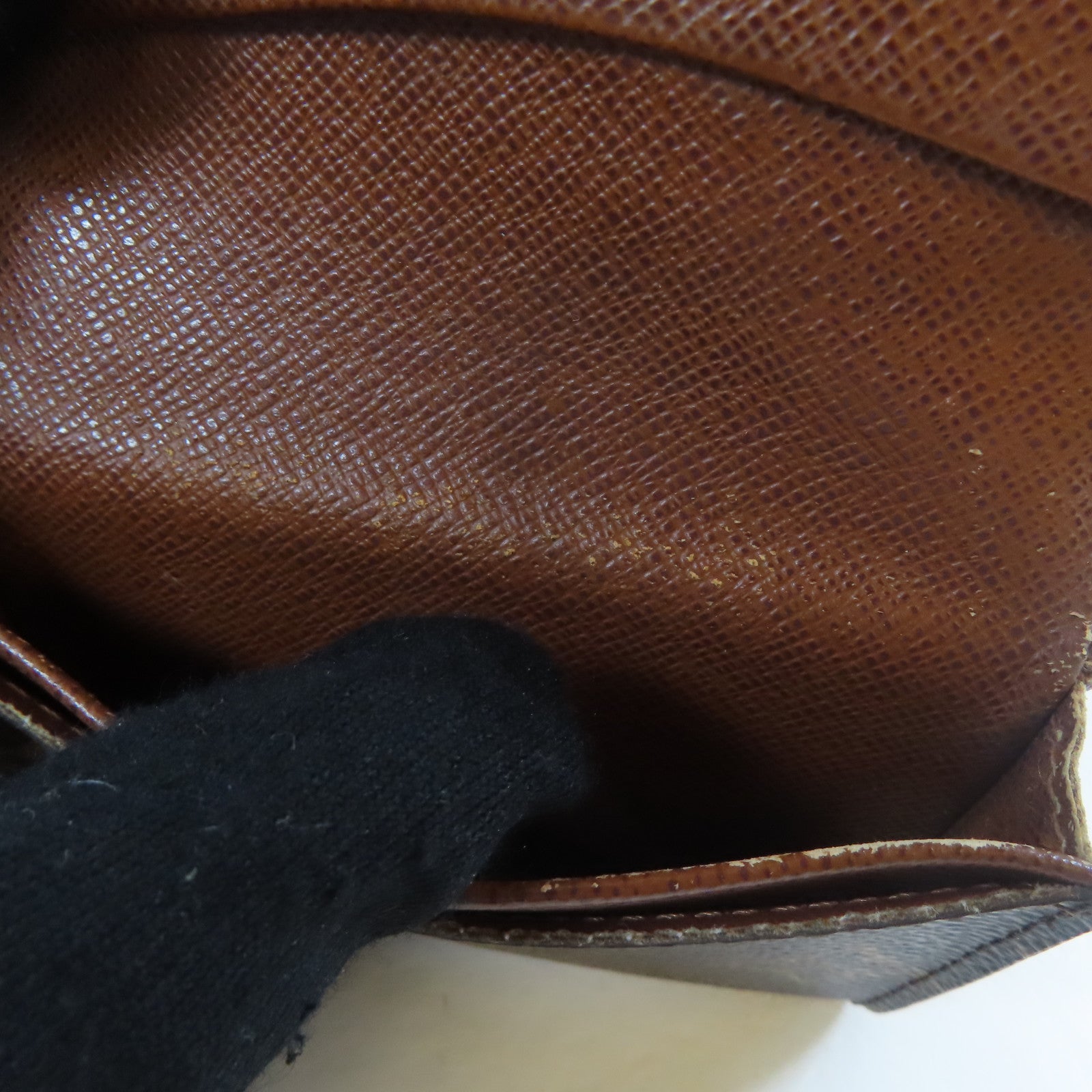 LOUIS VUITTON Monogram Amberop Cartes De Visit Card Case卡片套啡色
