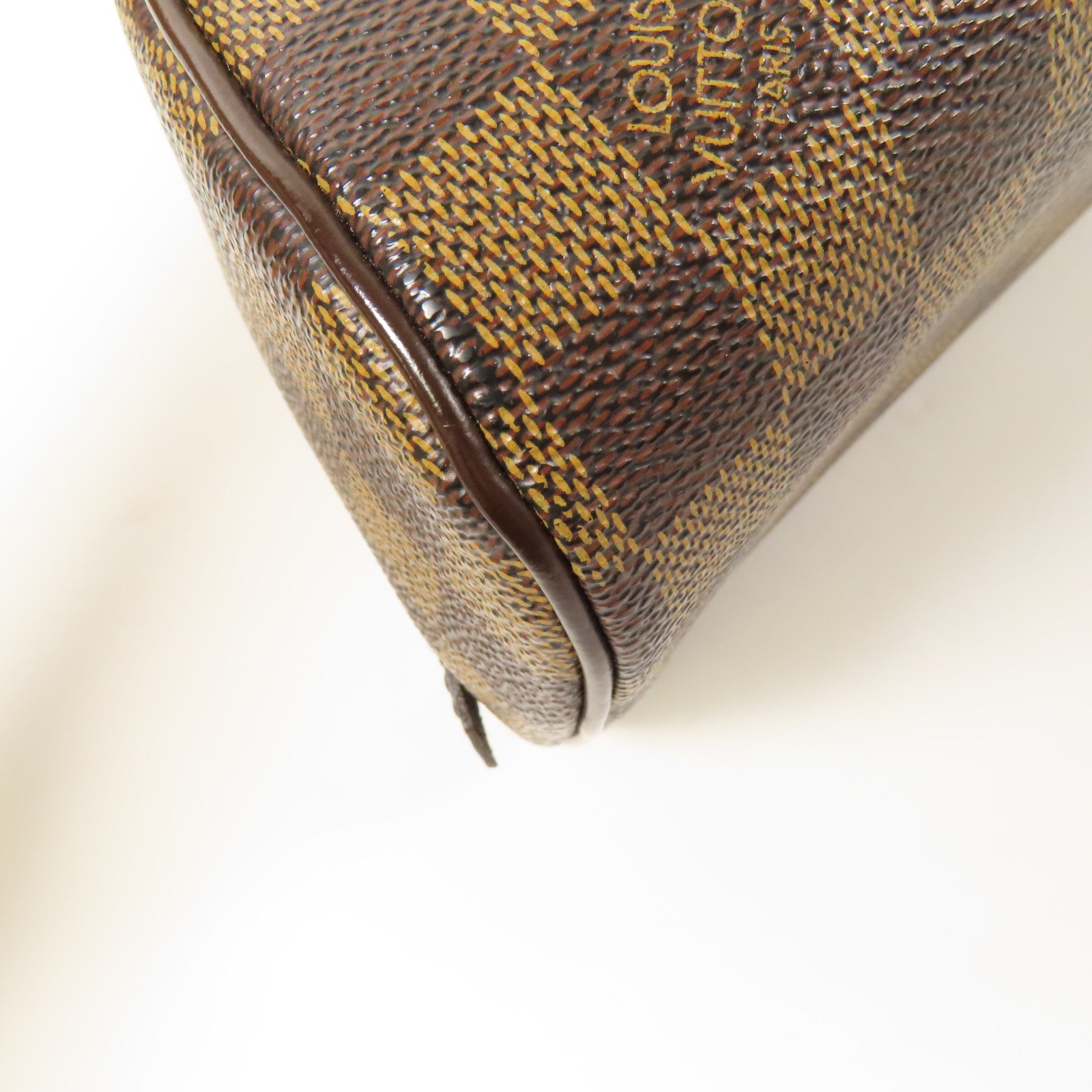 LOUIS VUITTON Damier Rivera Mini金扣手挽袋