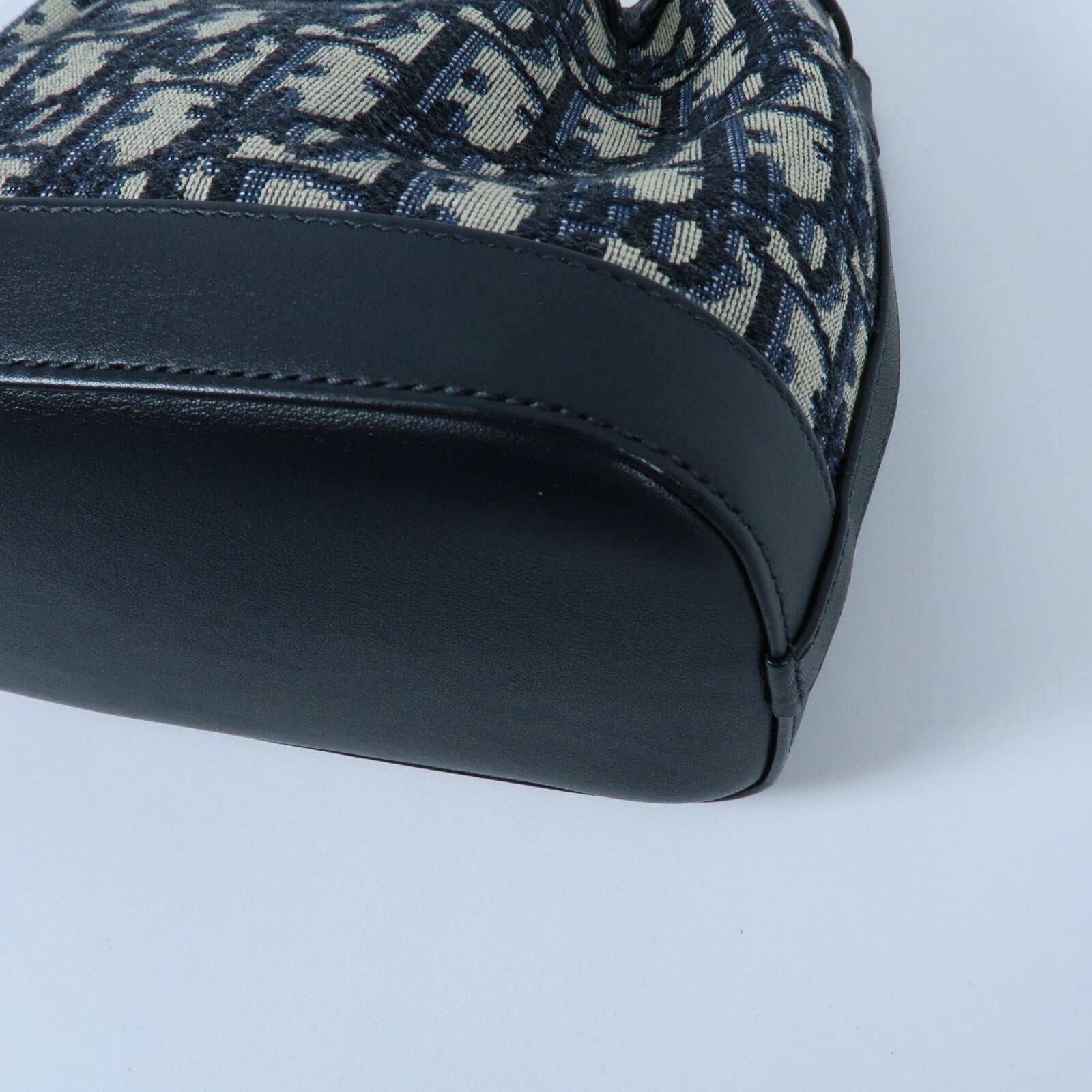 Dior 帆布Mini Oblique Bucket Bag鏈帶肩背袋