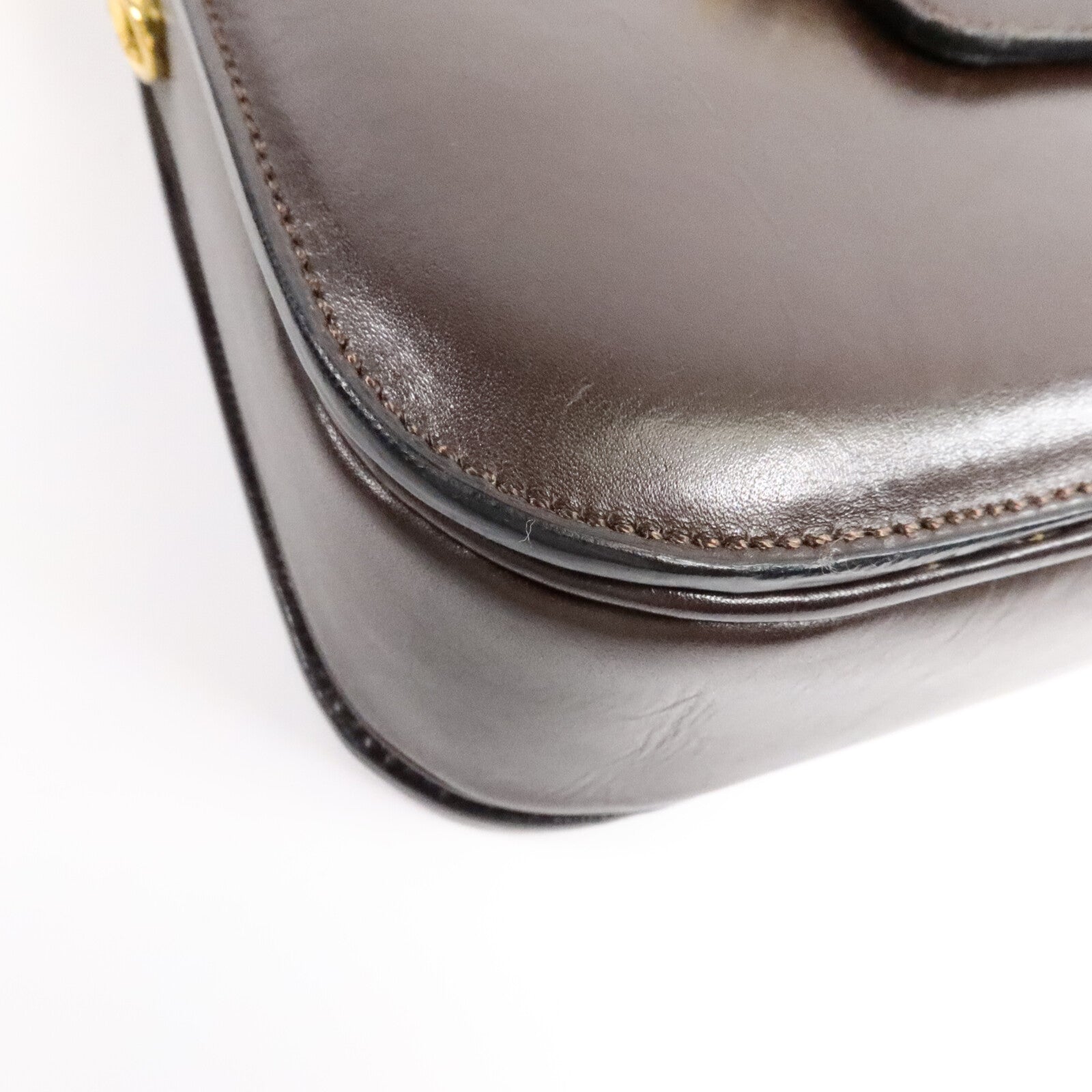 CELINE 牛皮皮革Vintage Shoulder Bag肩背袋