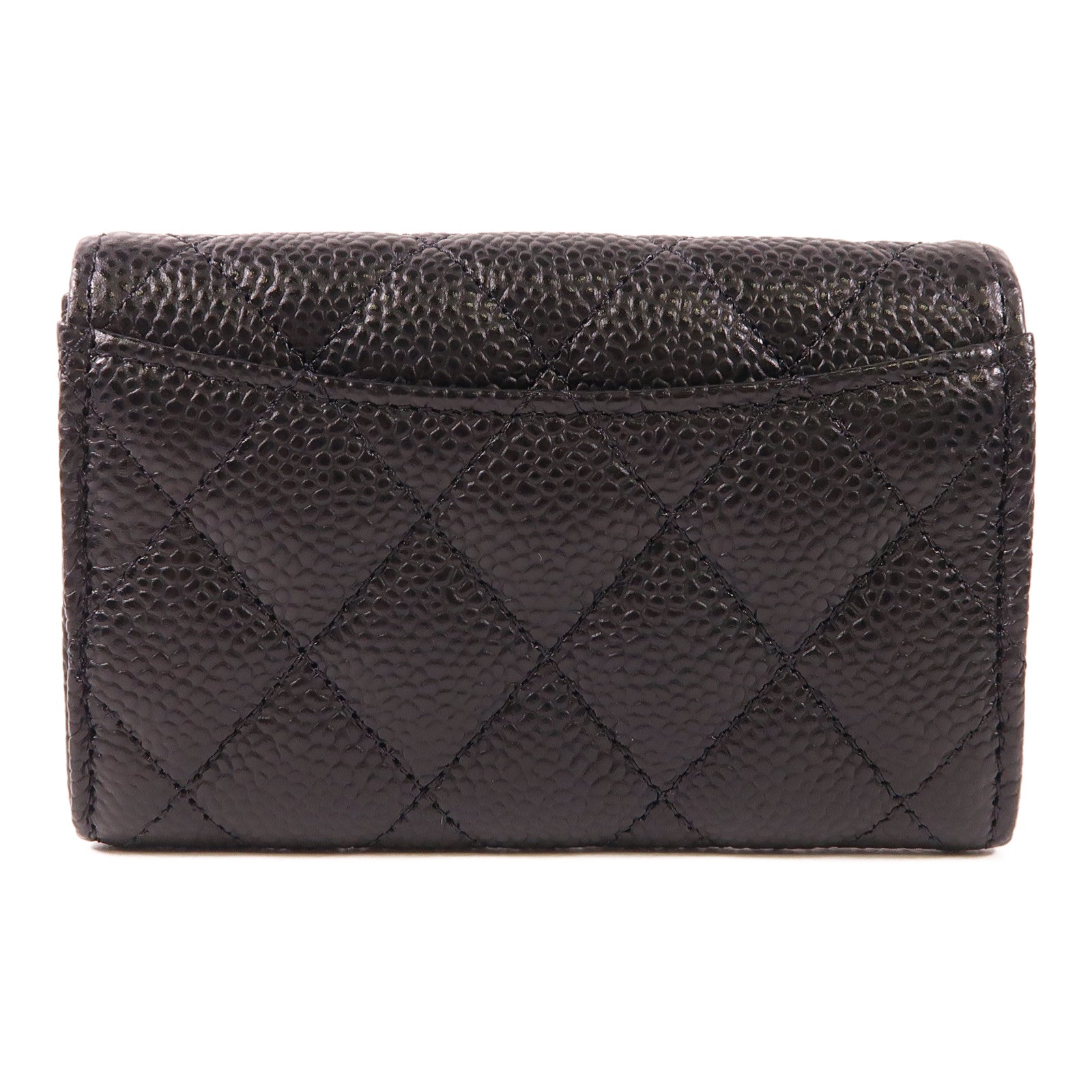 CHANEL 牛皮皮革Card Case金扣卡片套