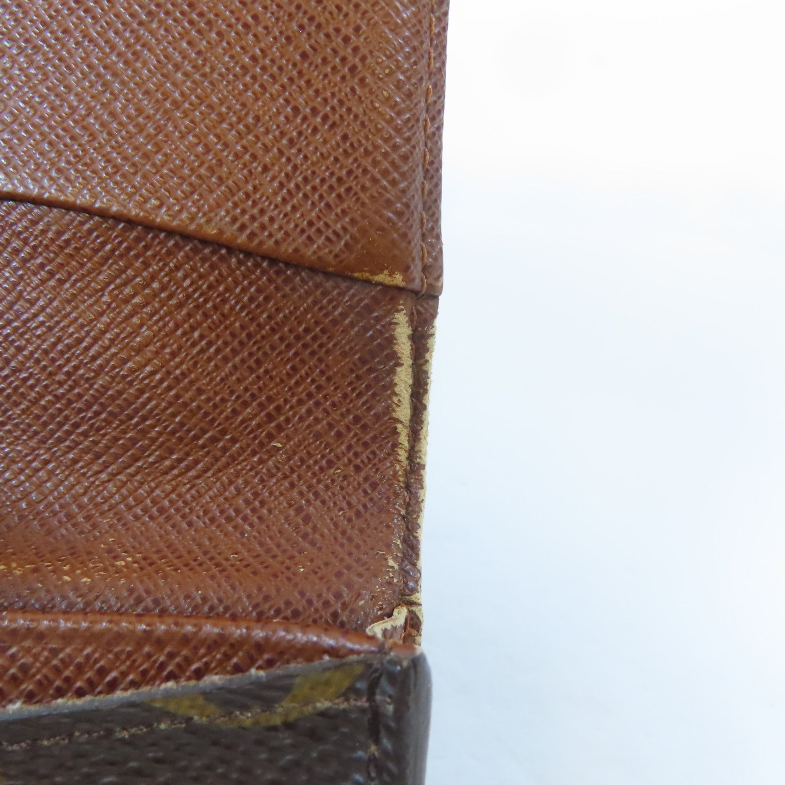 LOUIS VUITTON Monogram Amberop Cartes De Visit Card Case卡片套啡色