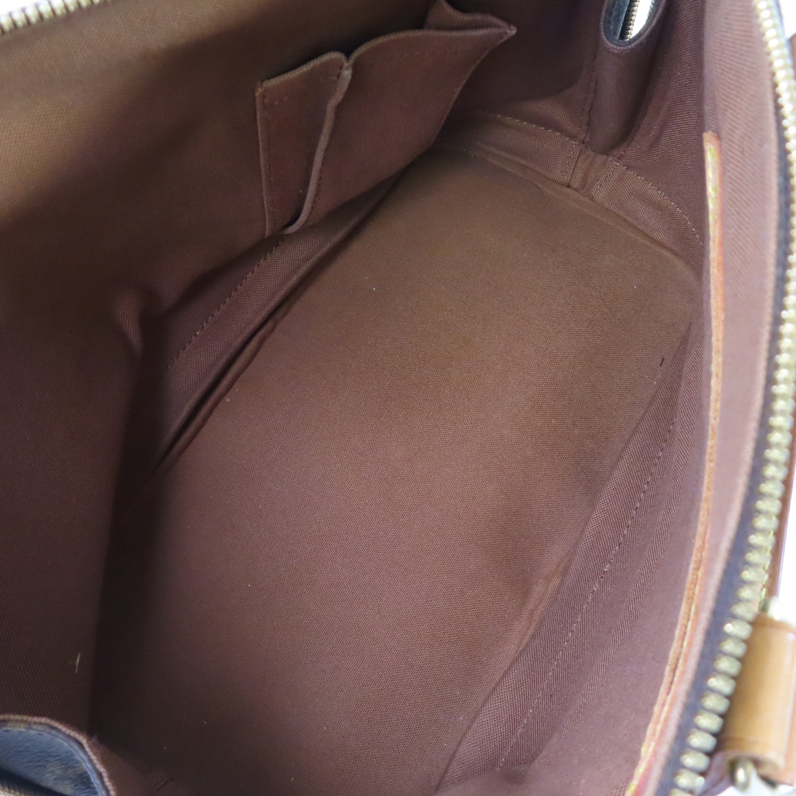 LOUIS VUITTON Monogram Alma PM Hand Bag金扣手挽袋啡色