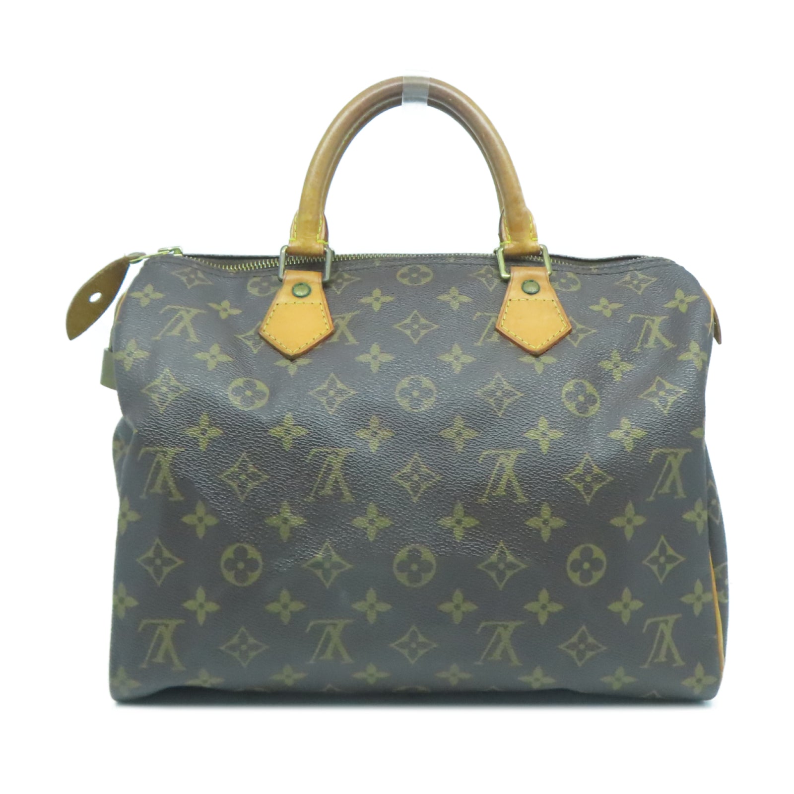 LOUIS VUITTON 【激減優惠】Monogram Speedy 30金扣手挽袋啡色