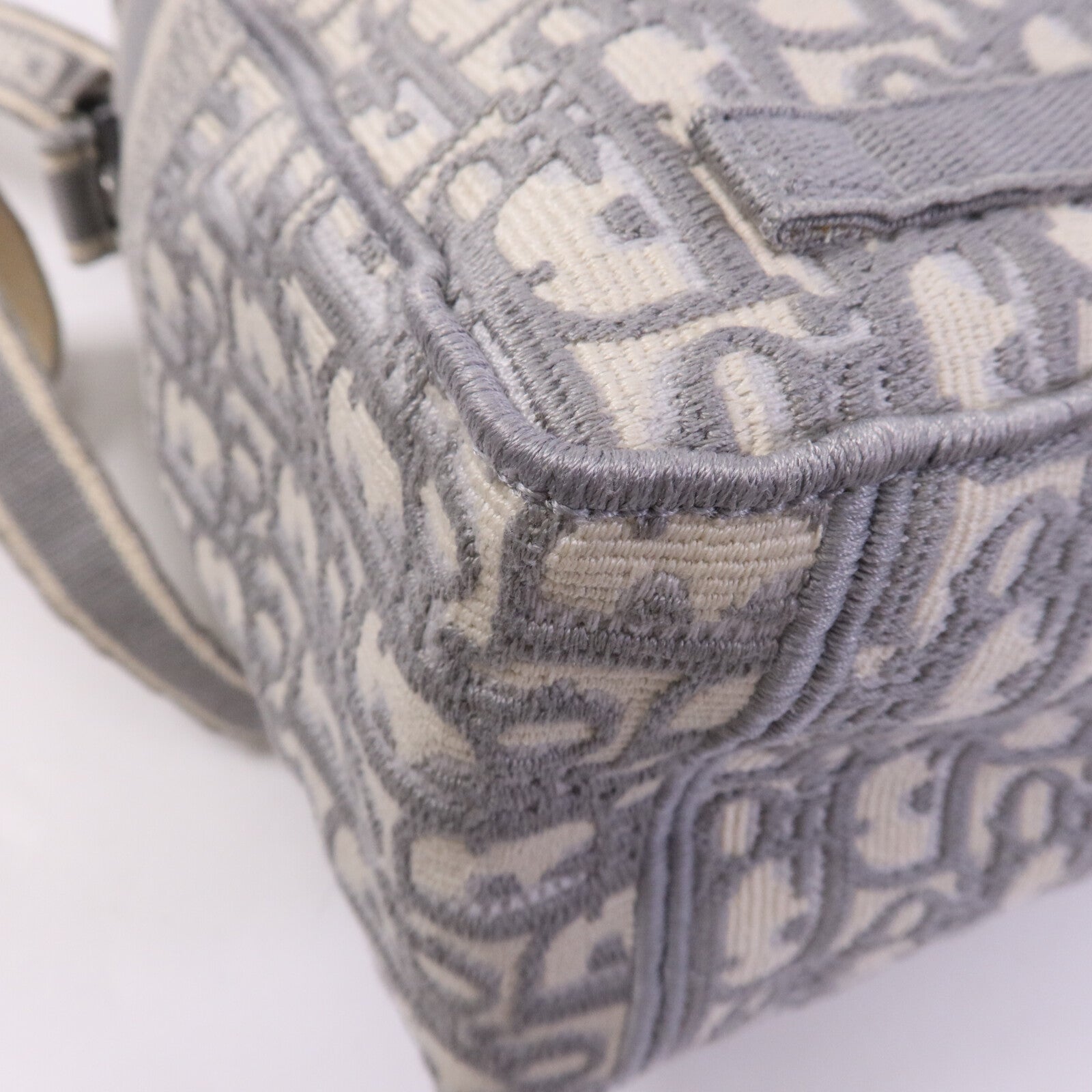 Dior 帆布Medium Diorcamp Bag銀扣肩背袋