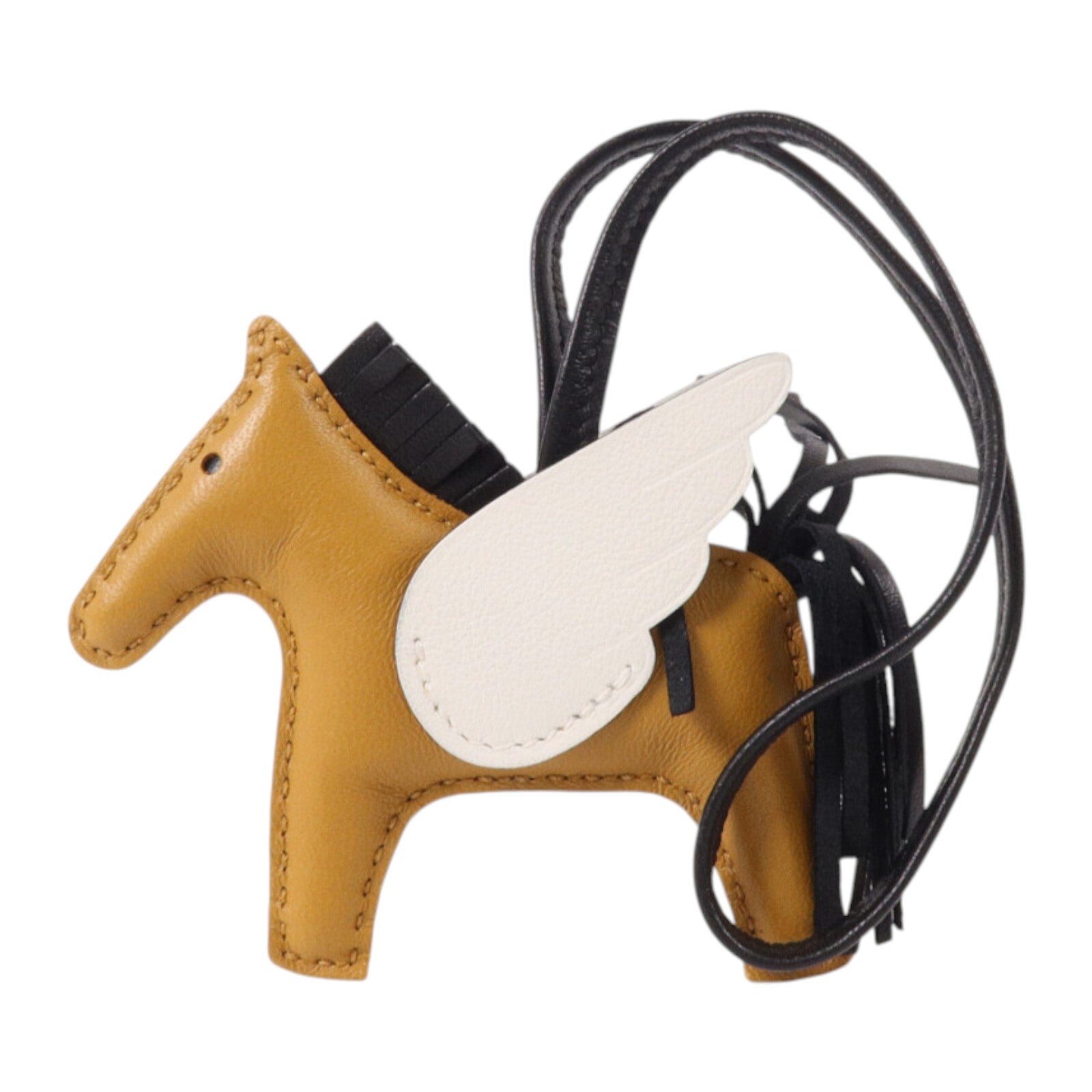 HERMES Milo皮革Rodeo Pegase PM Charm掛飾esame