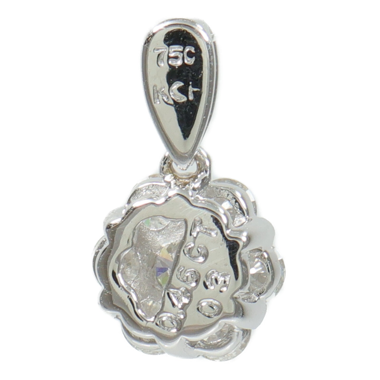 JEWELRY 18K白金Diamond Pendant鑽石吊墜