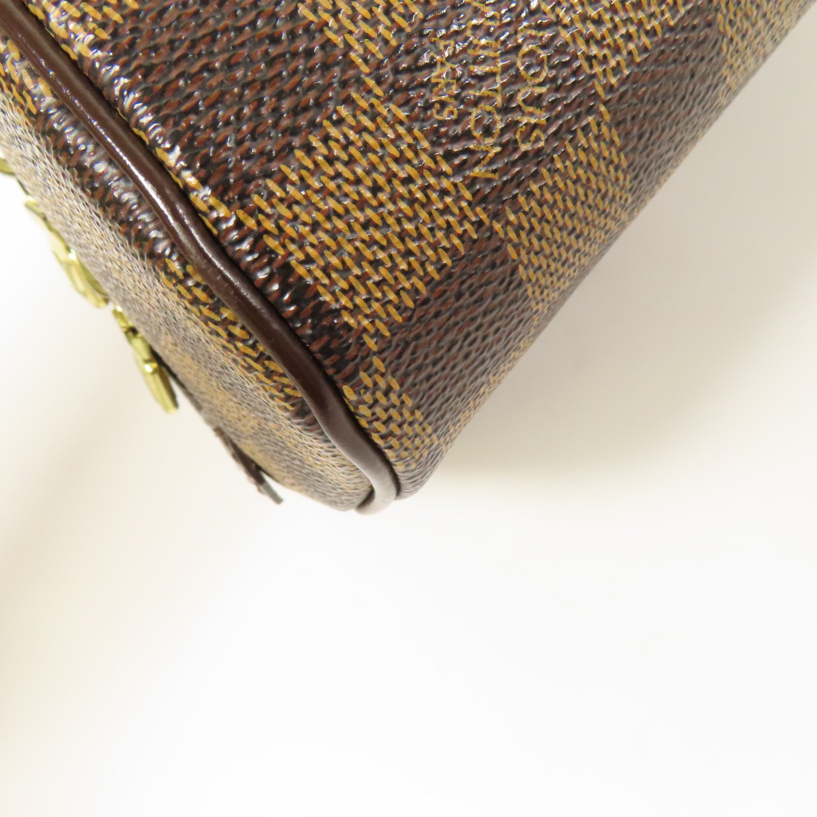 LOUIS VUITTON Damier Rivera Mini金扣手挽袋