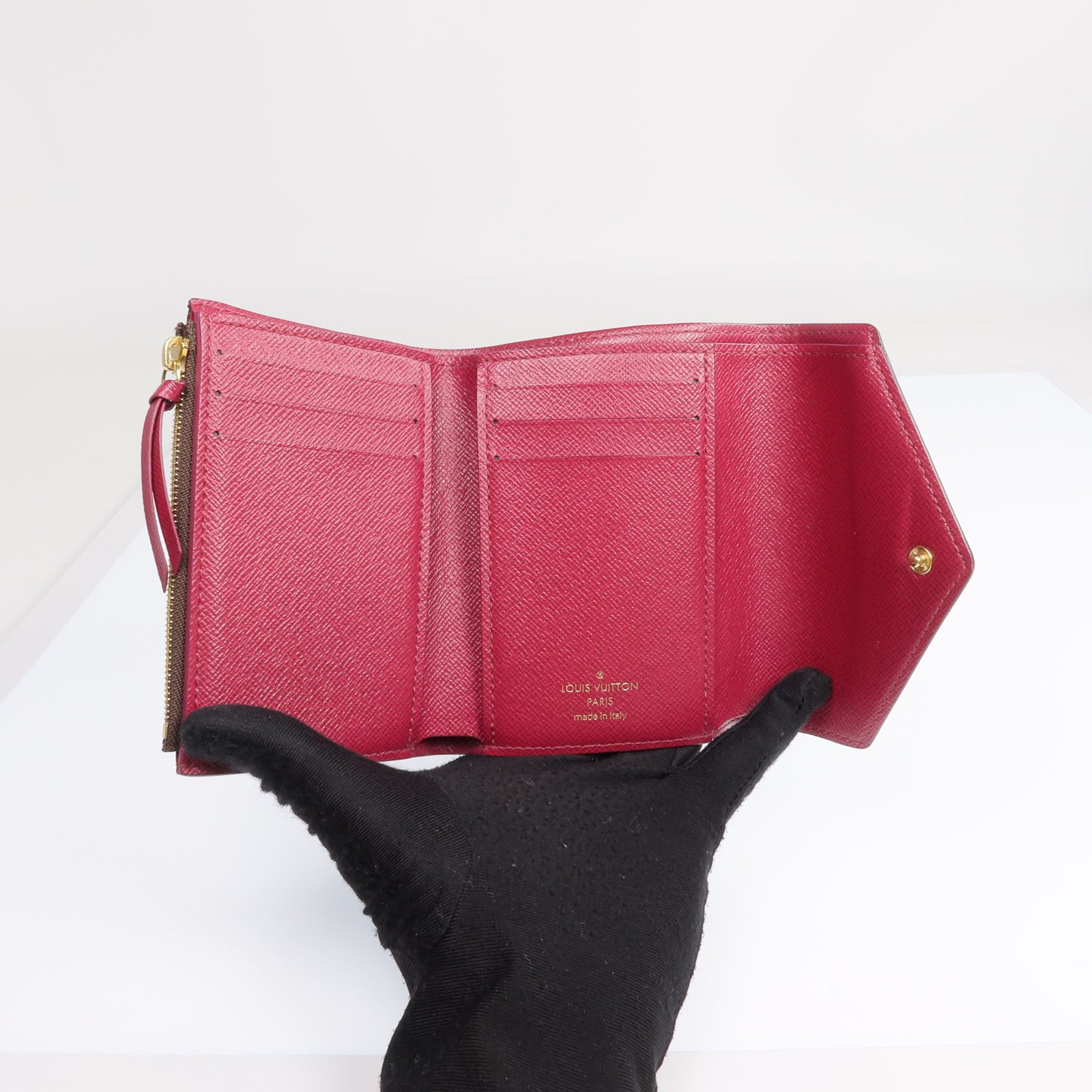LOUIS VUITTON Monogram Portefeuille Victorine金扣錢包