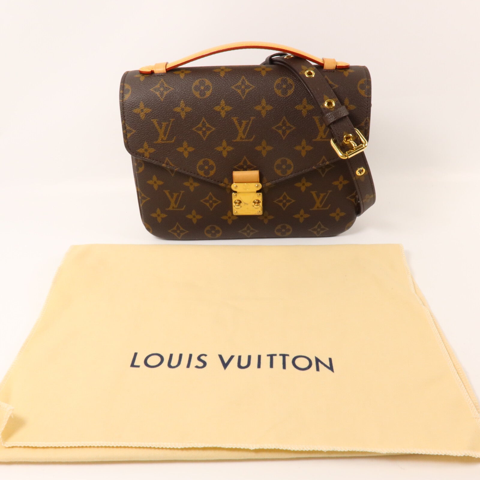 LOUIS VUITTON Monogram Pochette Metis MM手挽肩背兩用袋