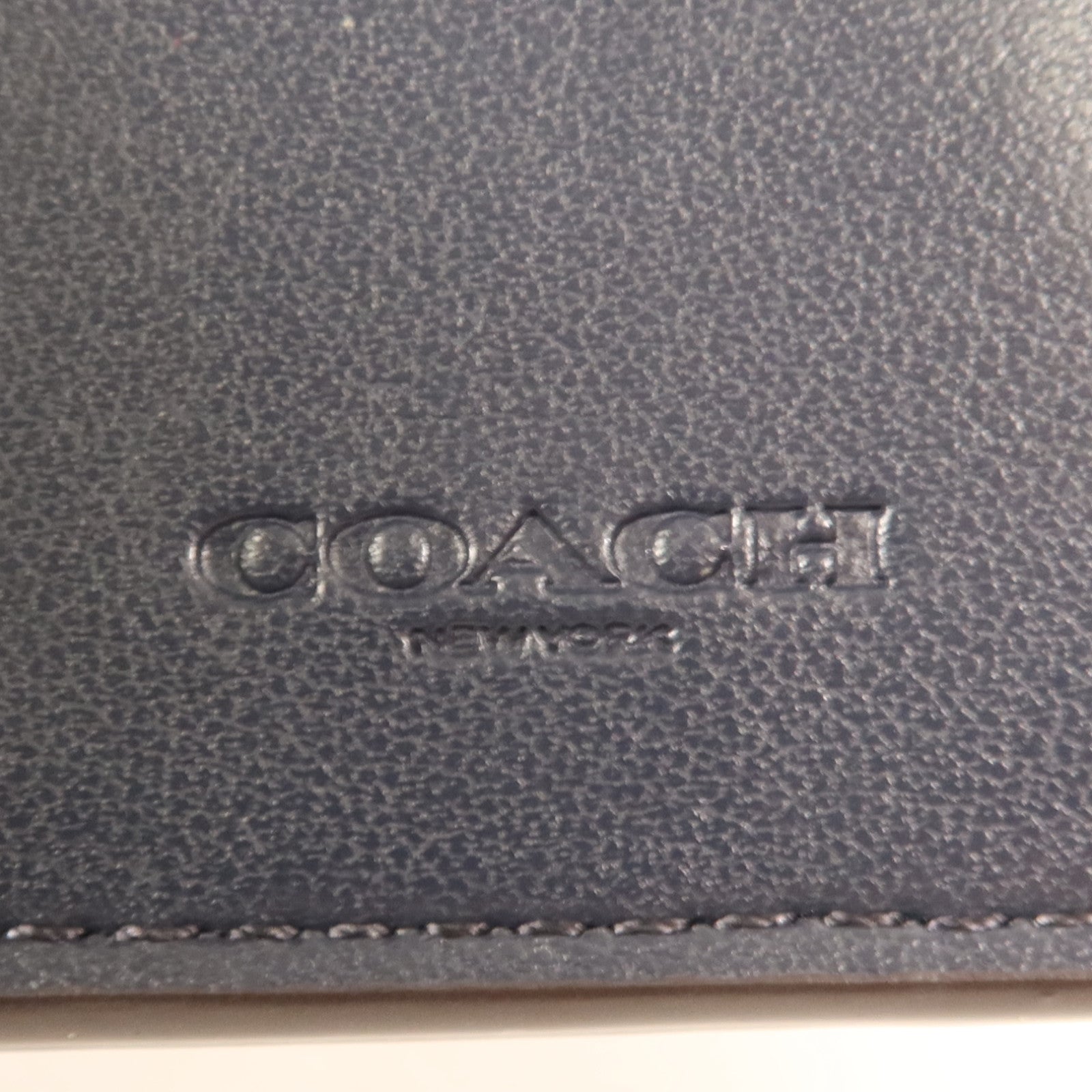 COACH 牛皮皮革Wallet金扣錢包