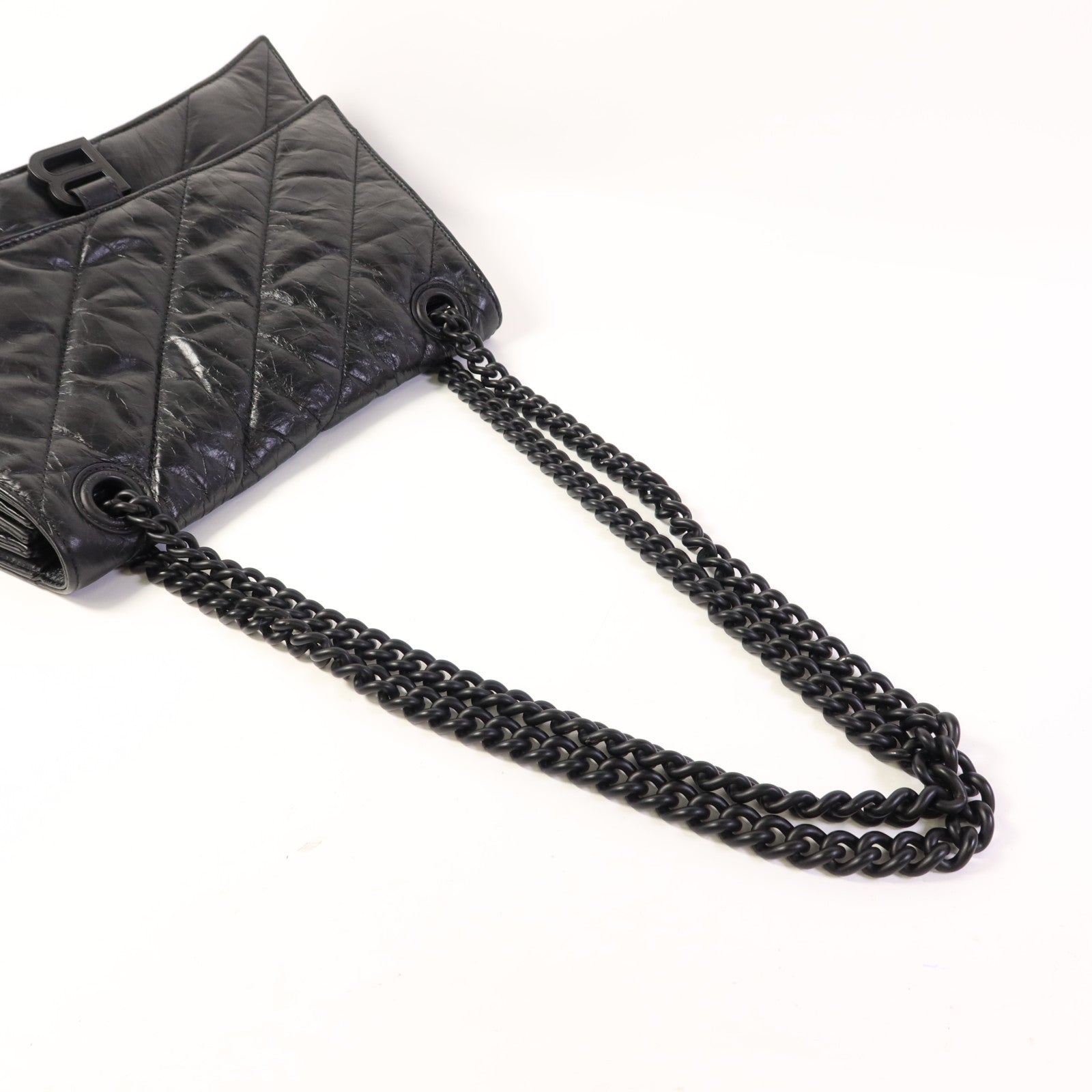 BALENCIAGA 牛皮皮革Crush Chain Bag Medium肩背袋