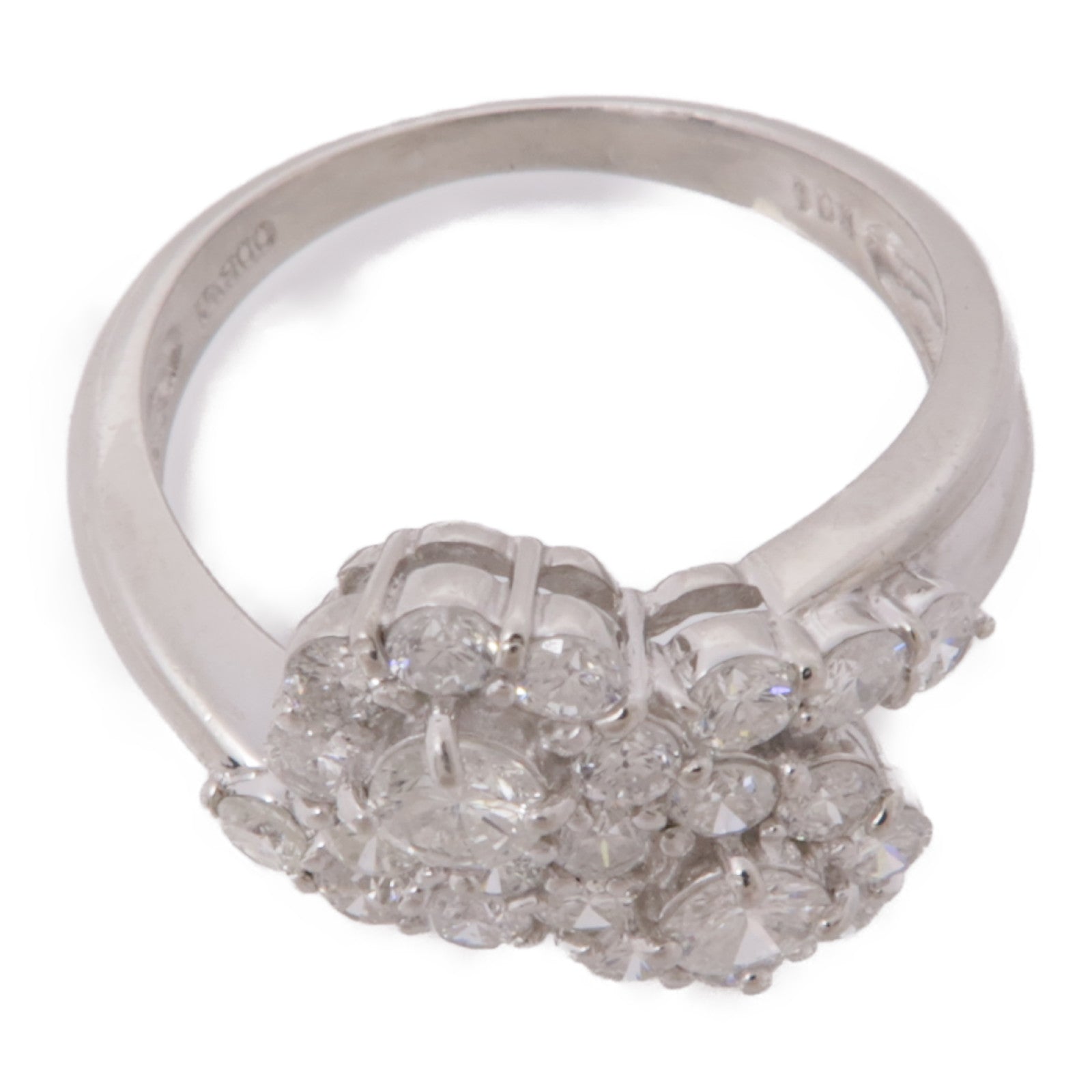 JEWELRY 【激減優惠】JEWELRY PT900鉑金/鑽石Diamond Ring戒指US#5.75