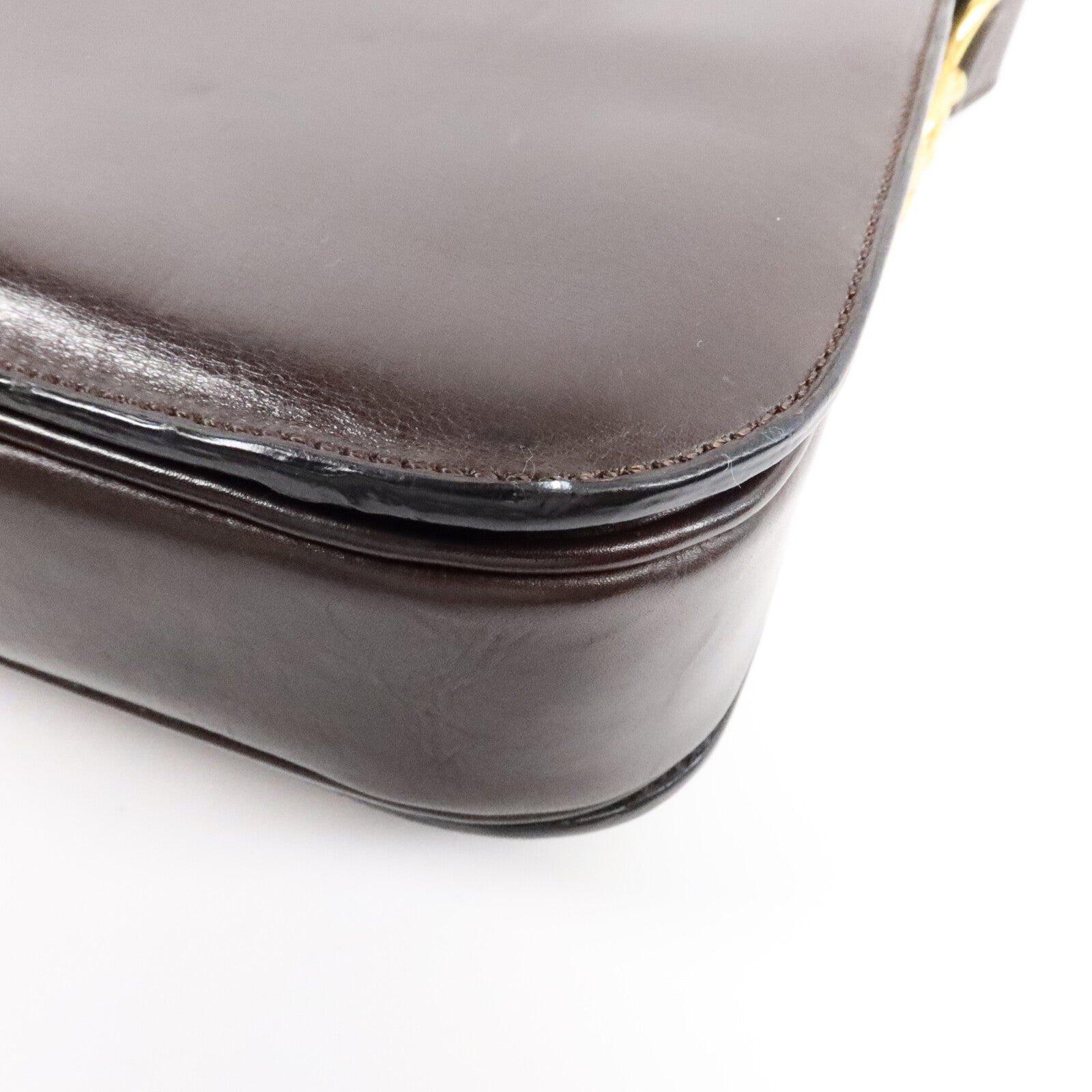 CELINE 牛皮皮革Vintage Shoulder Bag肩背袋