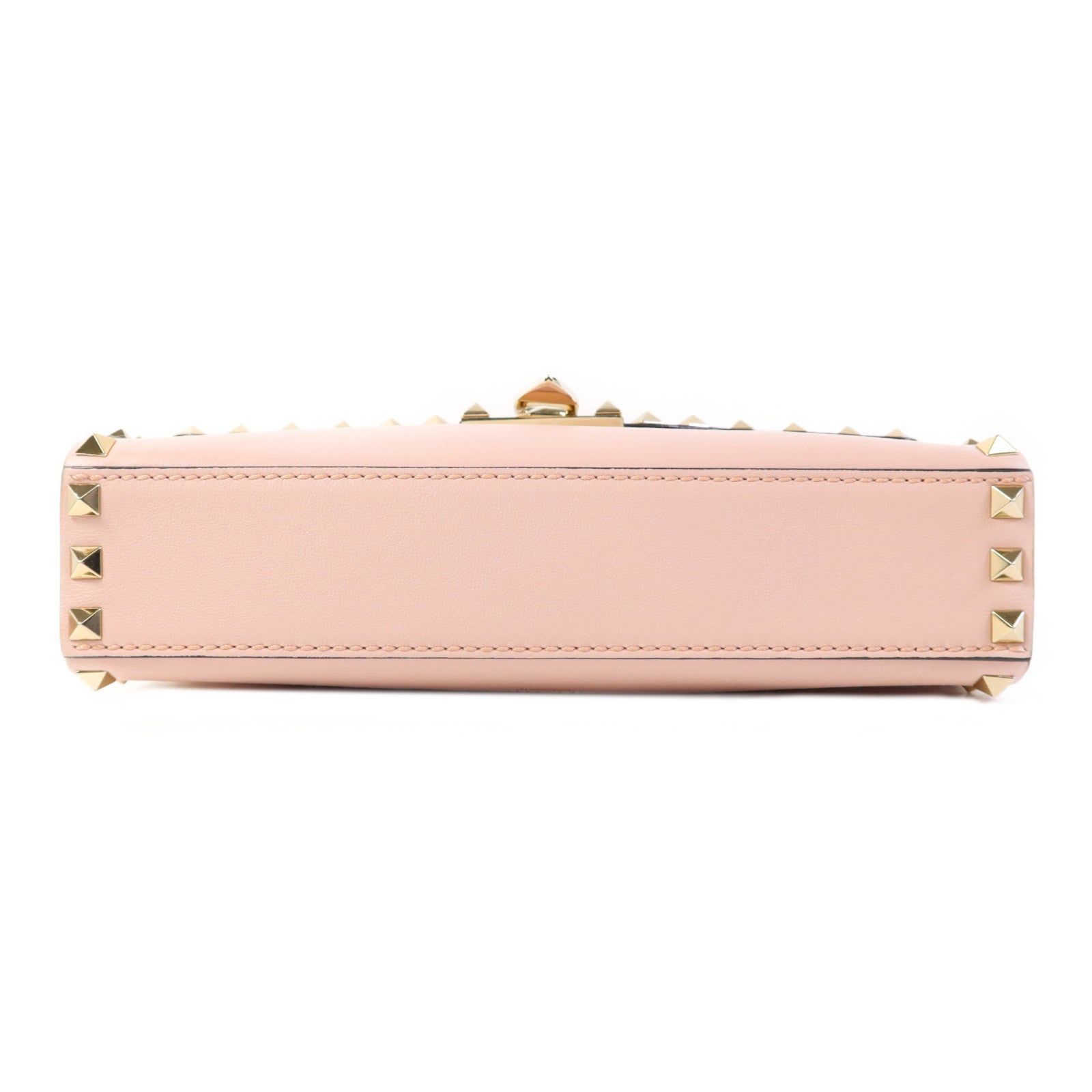 Valentino 【激減優惠】牛皮皮革Garavani Rockstud Flap金扣肩背袋