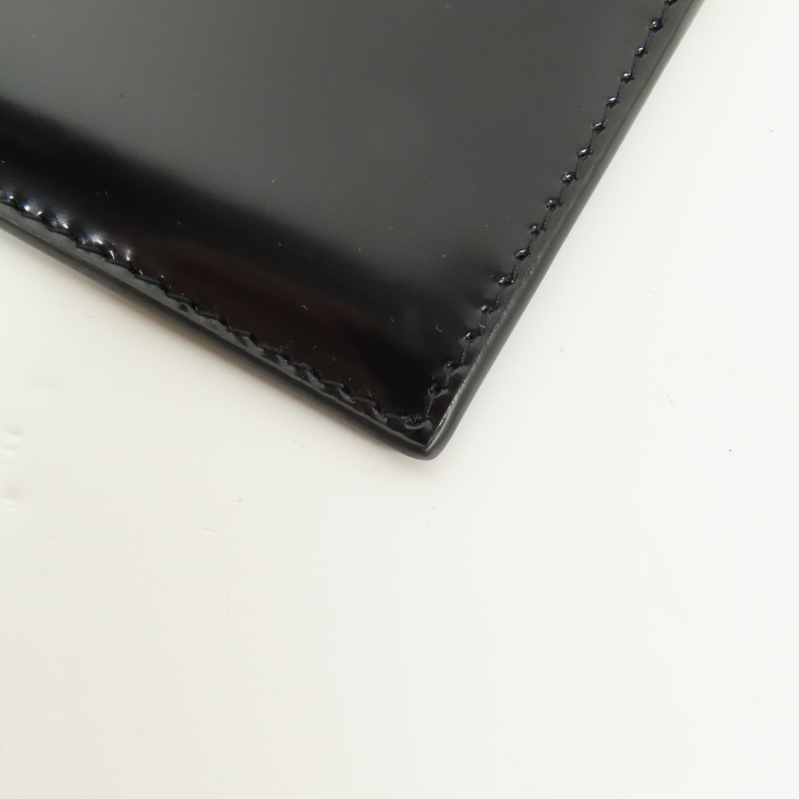 SAINT LAURENT YSL Card Case Patent Leather Black