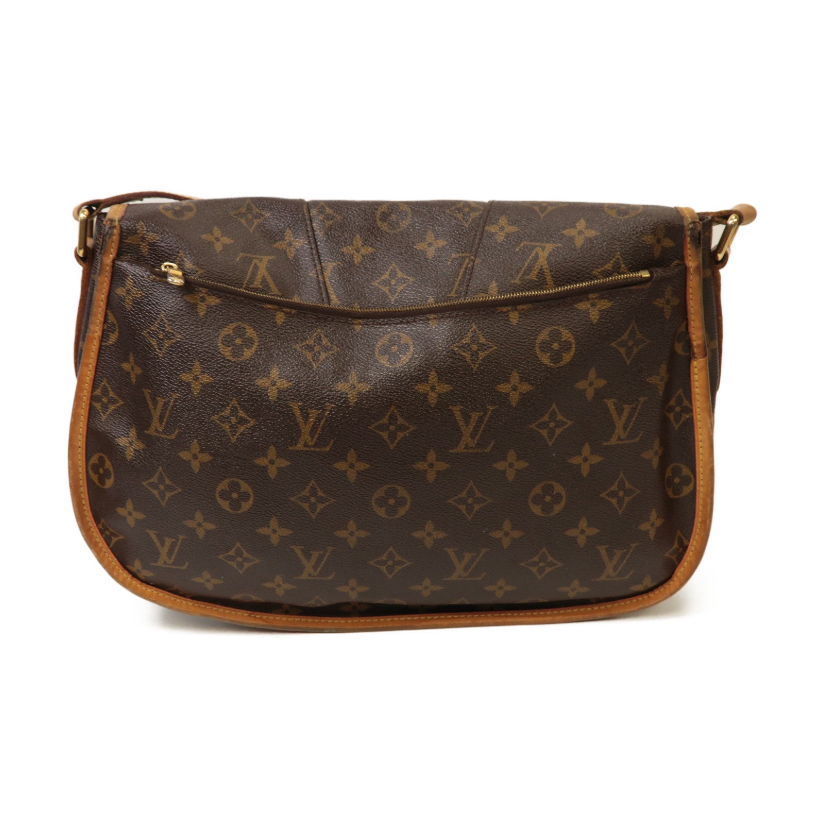LOUIS VUITTON **【激減優惠】Monogram Menilmontant MM金扣肩背袋啡色