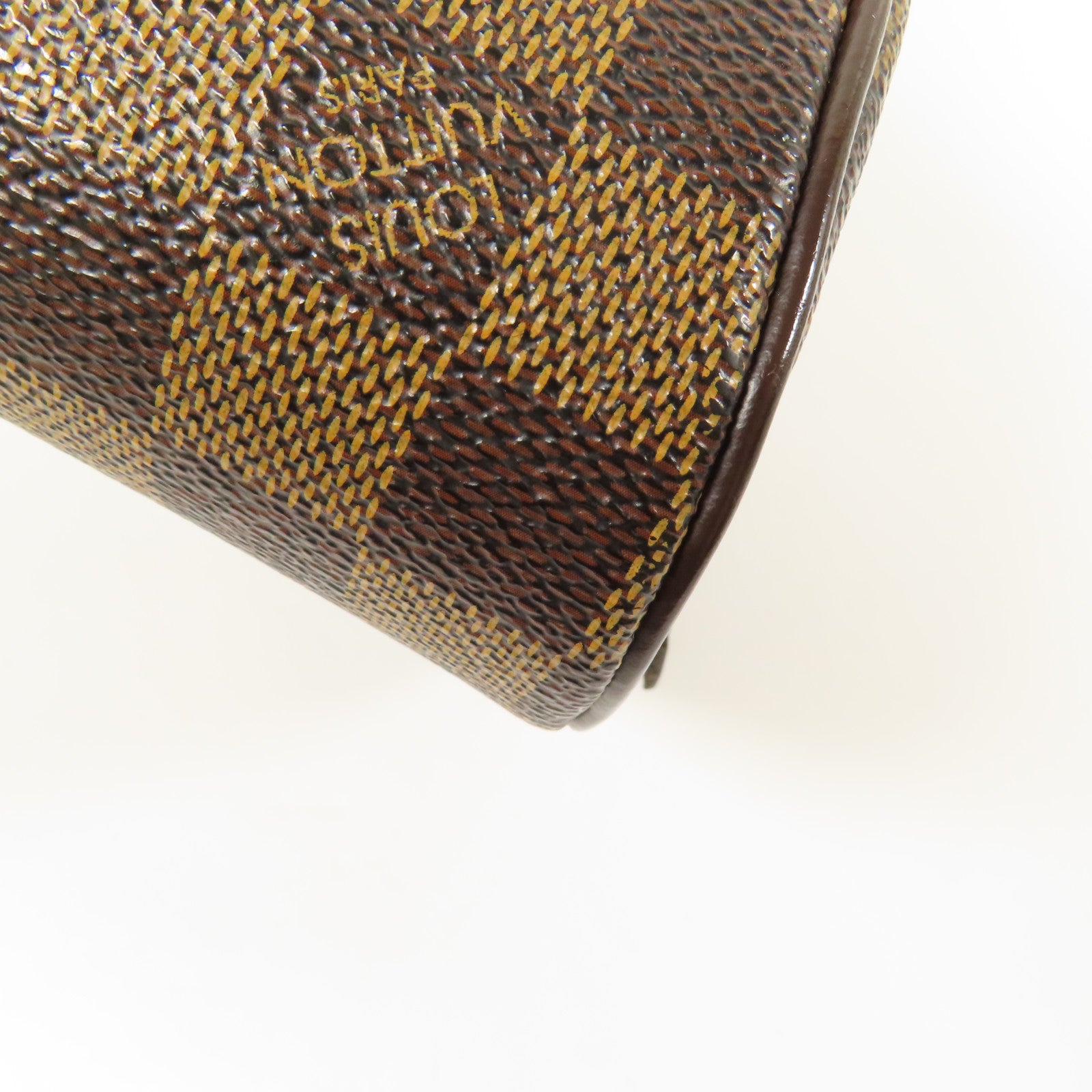 LOUIS VUITTON Damier Rivera Mini金扣手挽袋