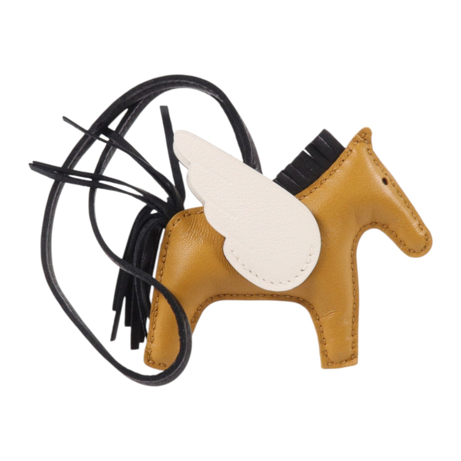 HERMES Milo皮革Rodeo Pegase PM Charm掛飾esame