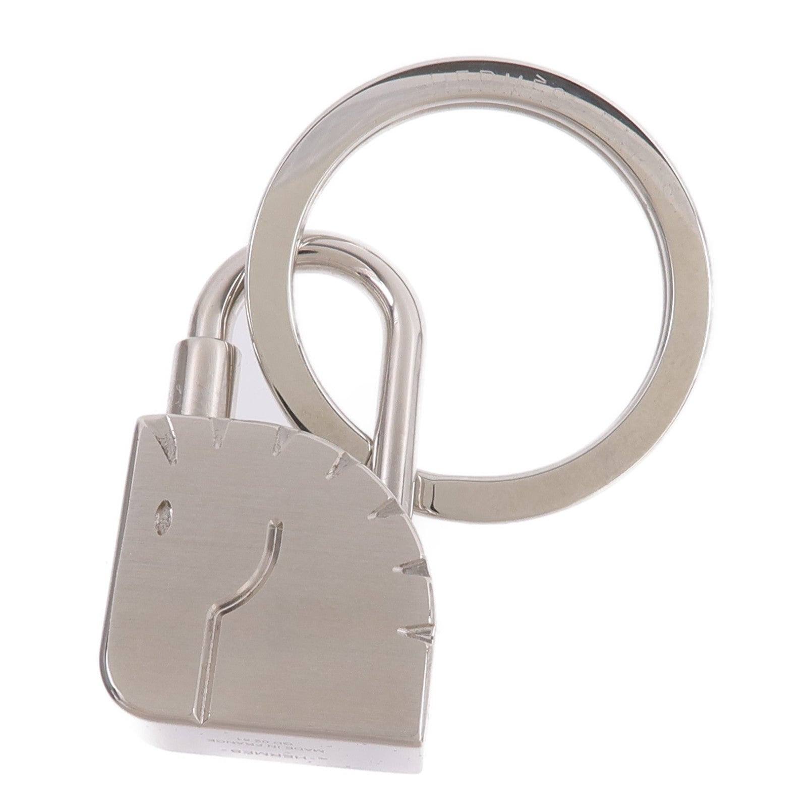 HERMES 不鏽鋼Cadenas Horse Lock Key Ring/Bag Charm掛飾