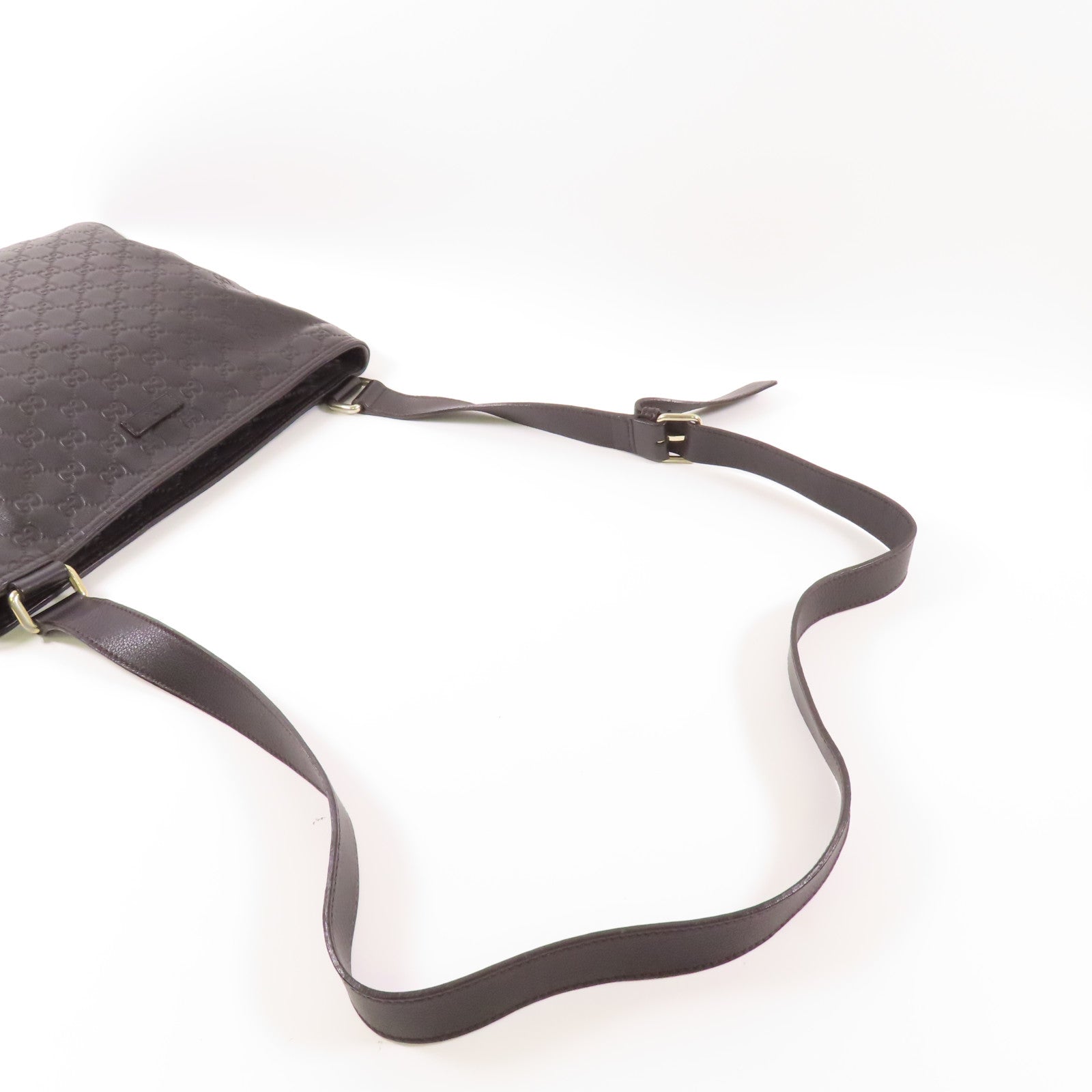 GUCCI 【激減優惠】牛皮皮革Shoulder Bag銀扣肩背袋