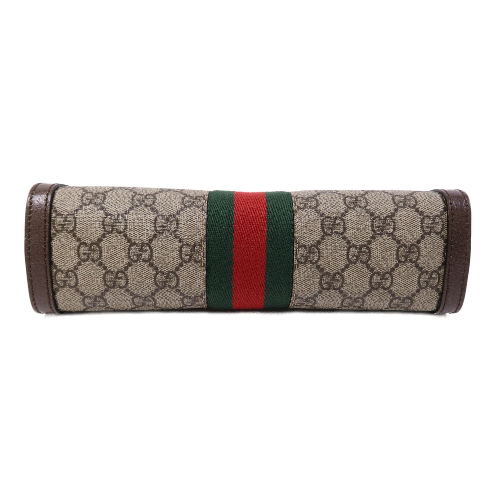 GUCCI 塗層帆布Ophldia GG金扣鏈帶肩背袋