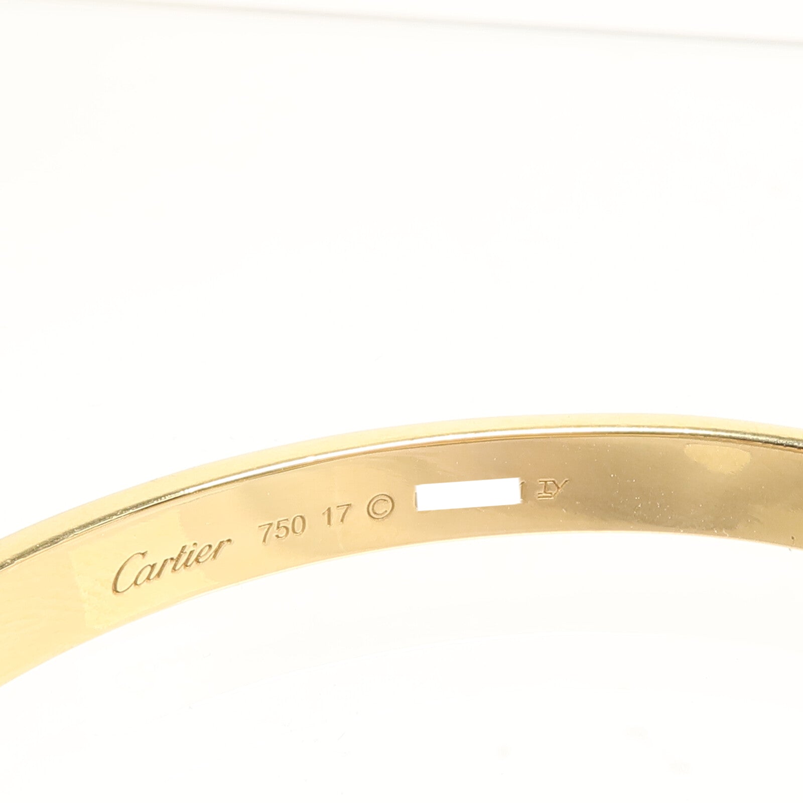 CARTIER 18K黃金Love Bangle手鐲 Cartier#17
